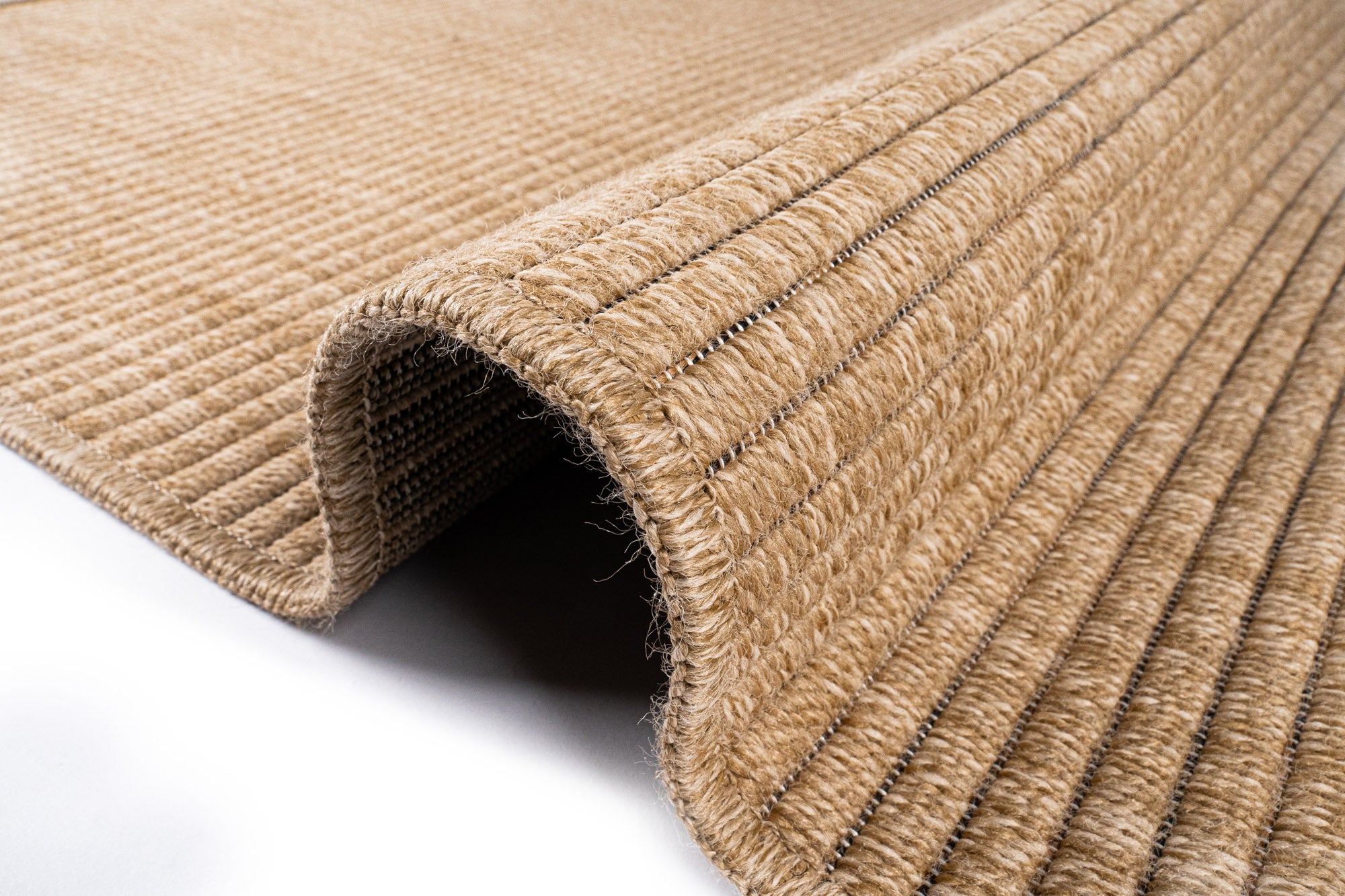 Giza 721 Bej Hasır Dokulu Sisal Kesme Halı