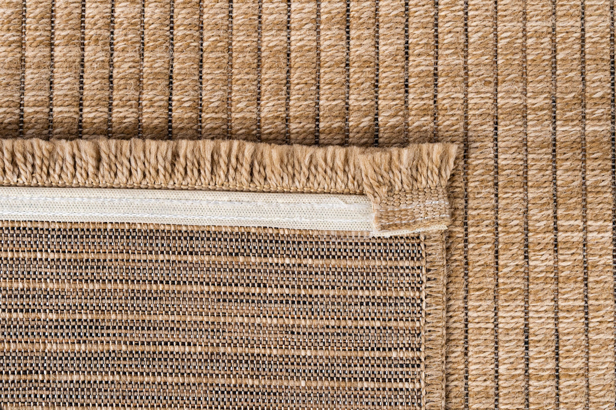 Giza 721 Bej Hasır Dokulu Sisal Kesme Halı