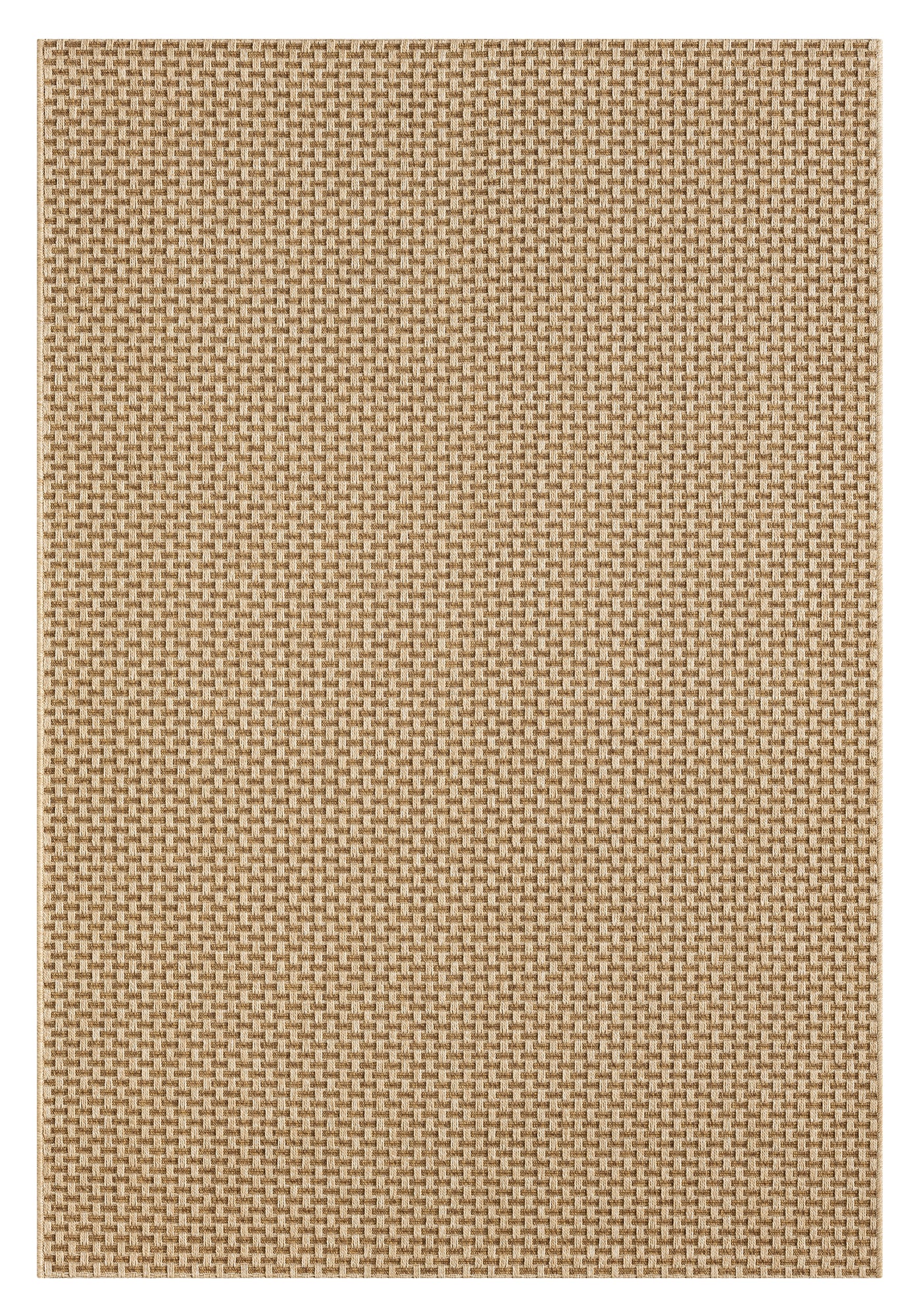 Giza 723 Kahve Hasır Dokulu Modern Sisal Kesme Halı