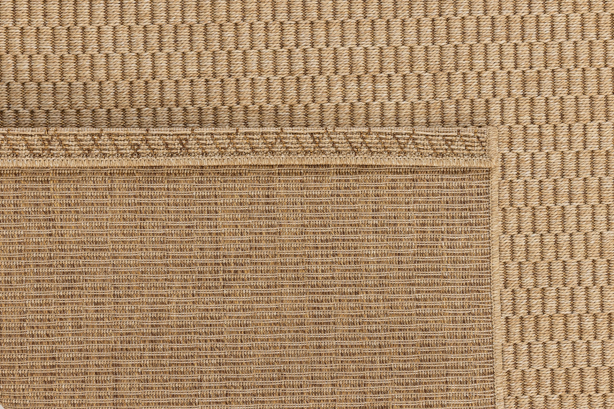 Giza 724 Kahve Hasır Dokulu Modern Sisal Kesme Halı