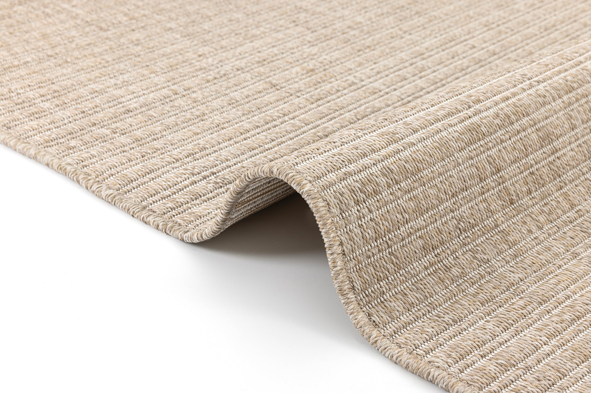 Giza 725 Bej Hasır Dokulu Modern Sisal Kesme Halı