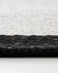 Santorini Soft 125 Gri Siyah Yumuşak Sisal Halı