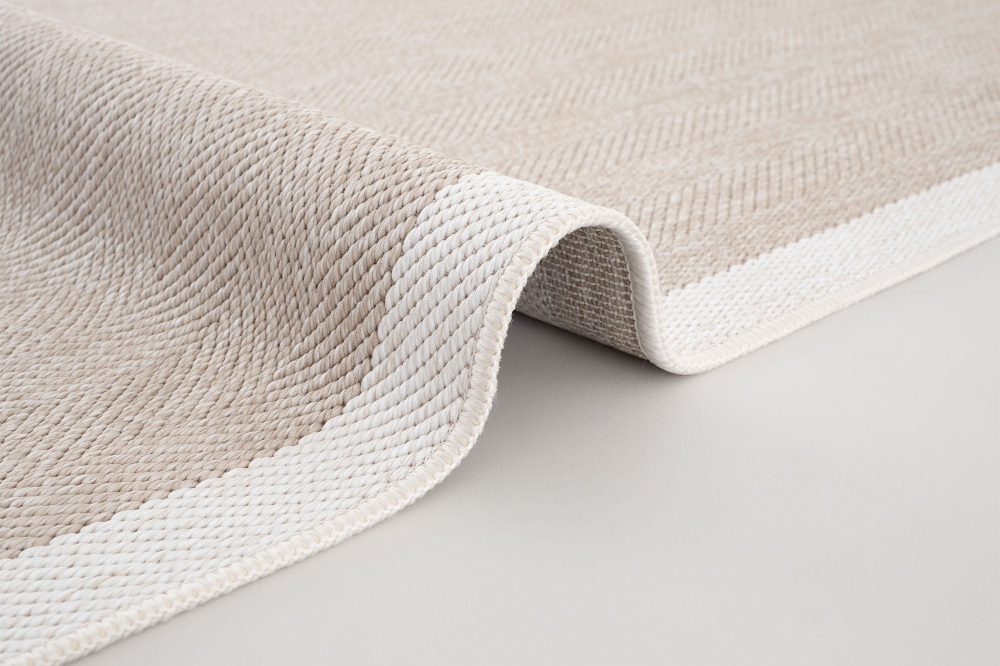 Santorini Soft 125 Vizon Ekru Modern Yıkanabilir Halı