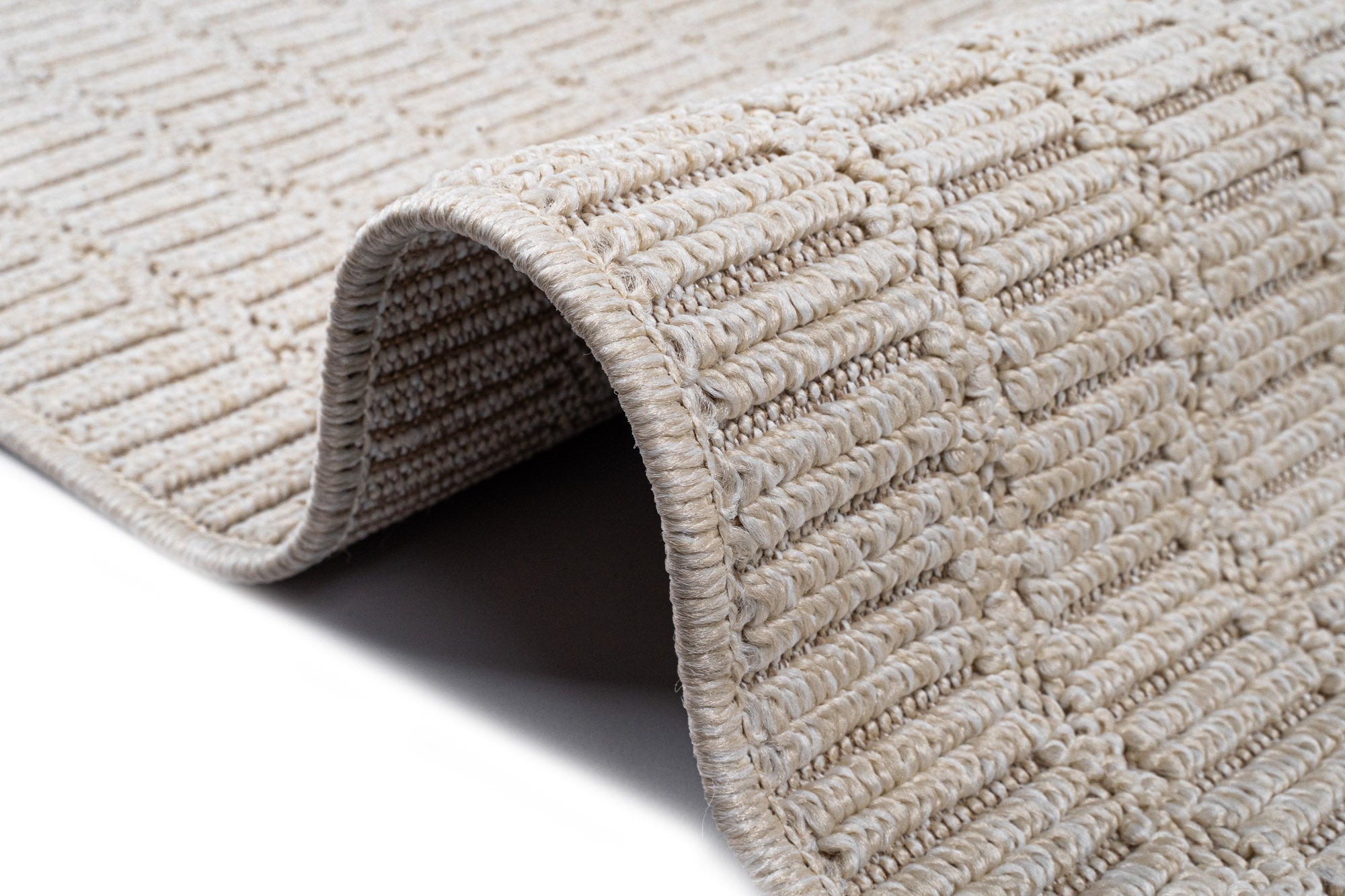 Nepal 423 Krem Modern Sisal Kesme Halı