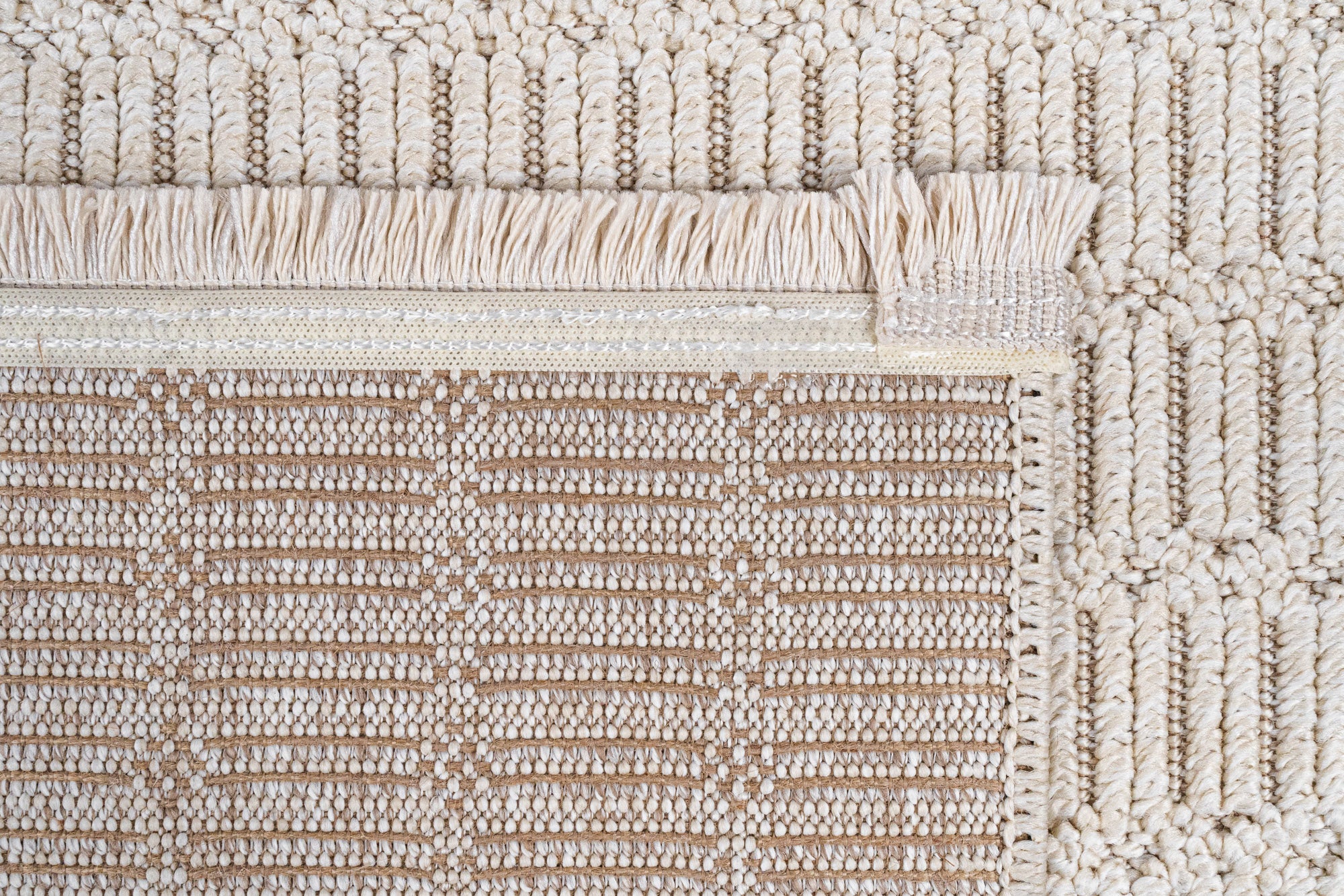 Nepal 423 Krem Modern Sisal Kesme Halı