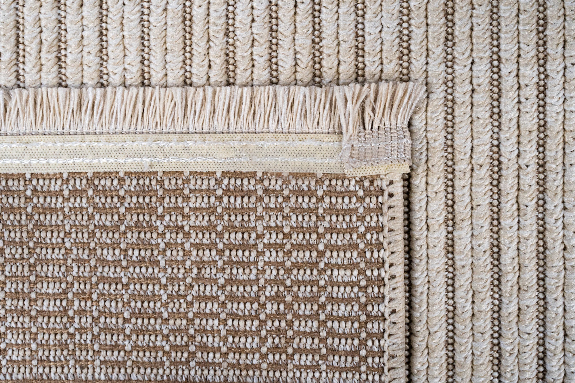 Nepal 424 Krem Modern Sisal Kesme Halı