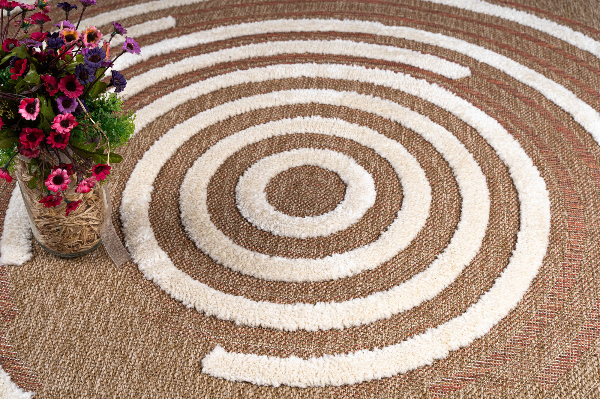 Sahra 228 Taba Oval Yuvarlak Antre ve Mutfak Halısı