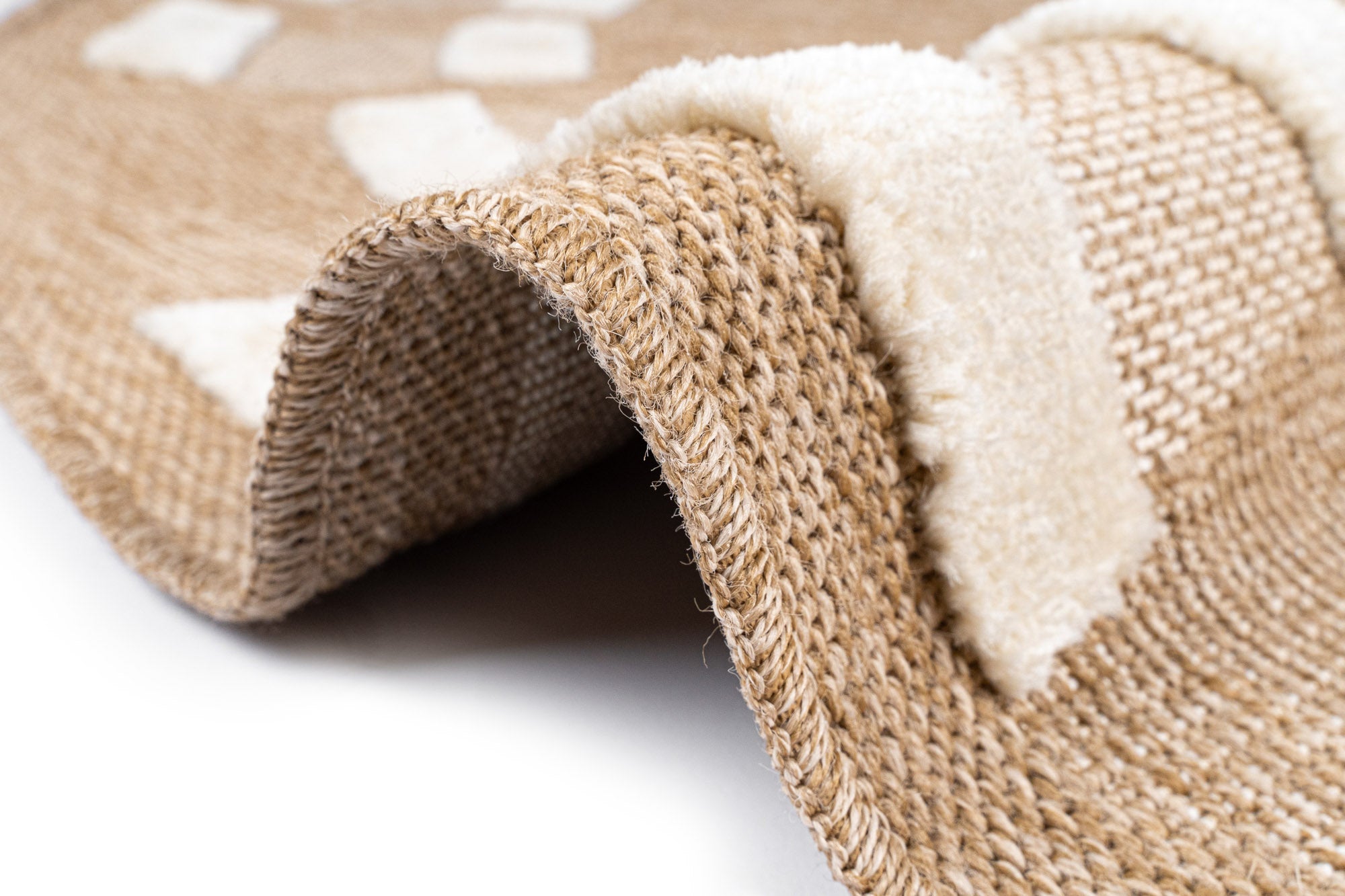 Sahra 232 Beyaz Oval Yuvarlak Antre ve Mutfak Halısı