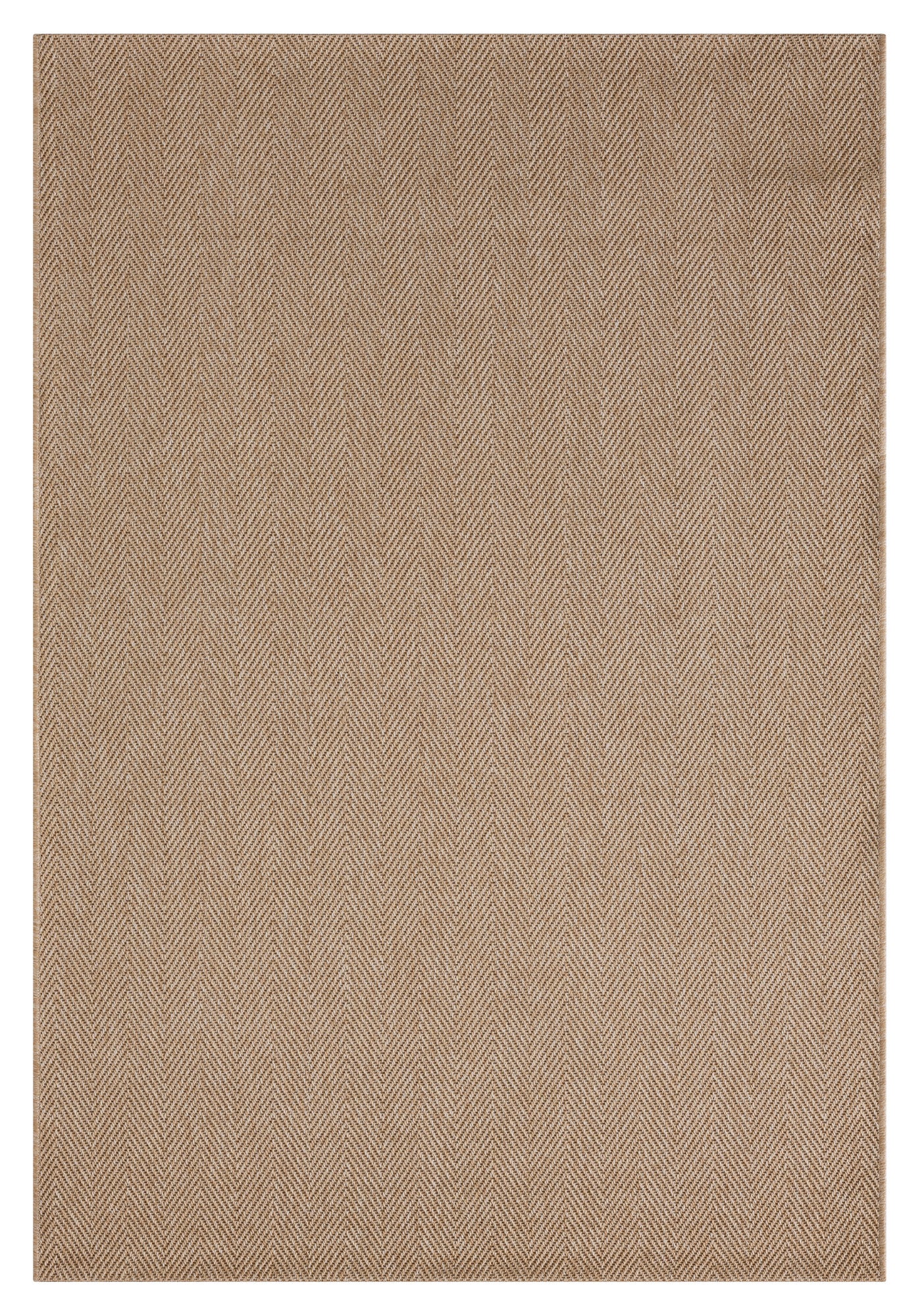 Santorini 111 Bej Hasır Görünümlü Sisal Kesme Halı