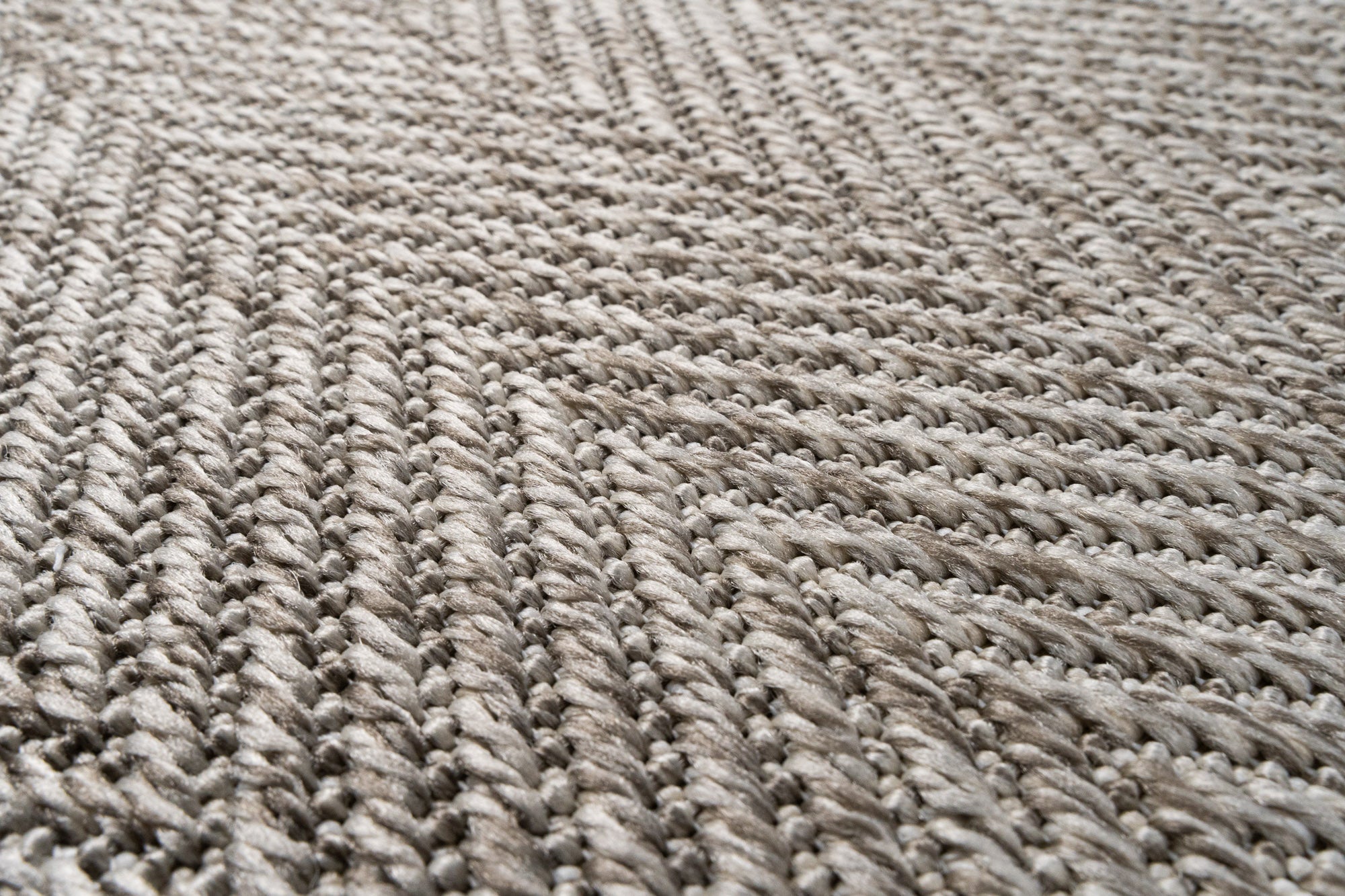 Santorini 111 Gri Minimalist Sisal Kesme Halı