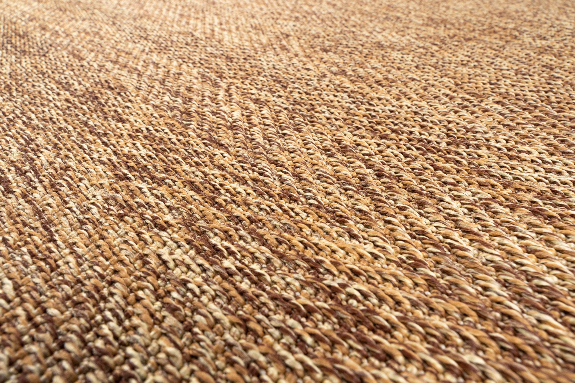 Santorini 111 Kahve Hasır Görünümlü Sisal Kesme Halı