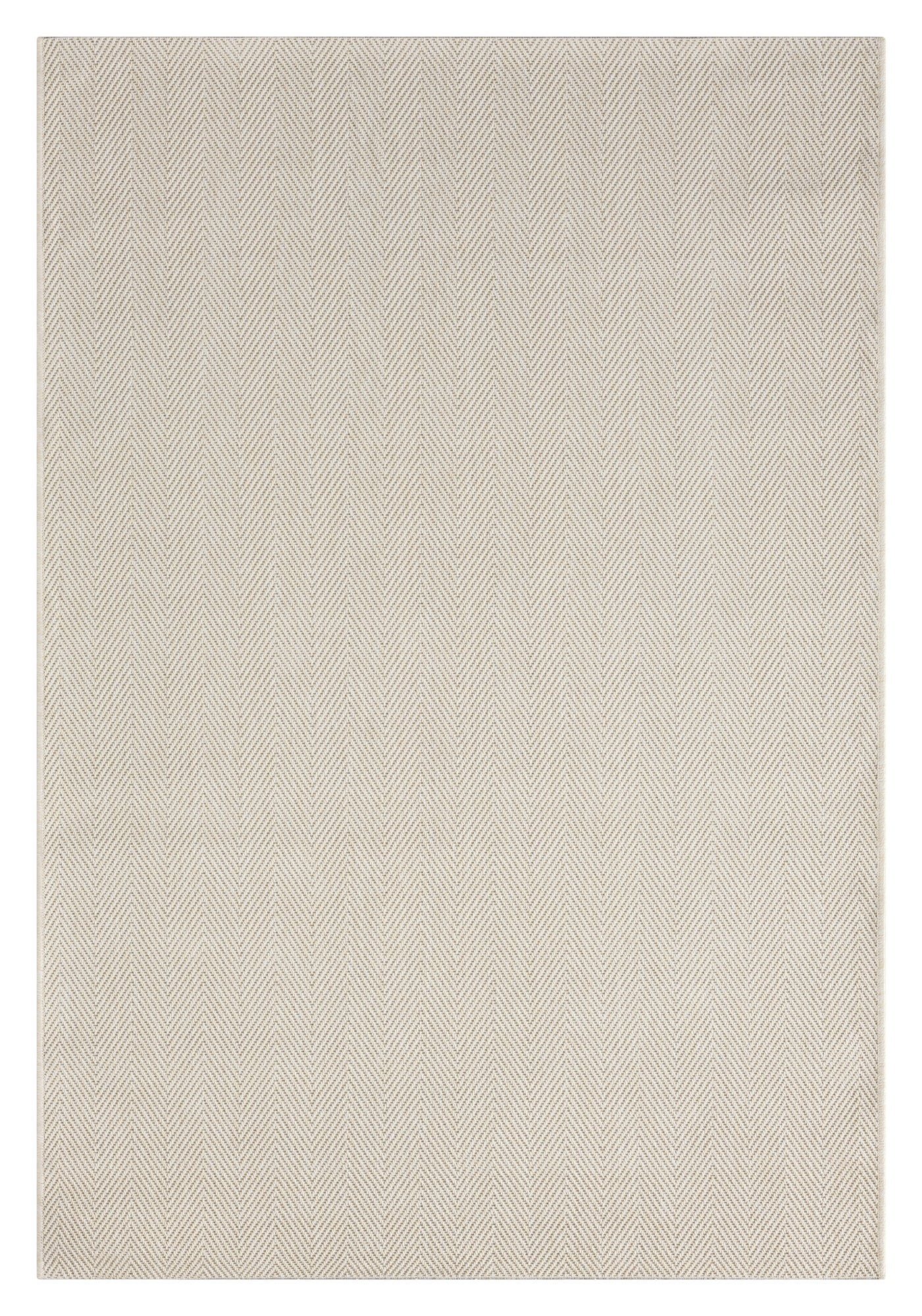 Santorini 111 Krem Minimalist Sisal Kesme Halı