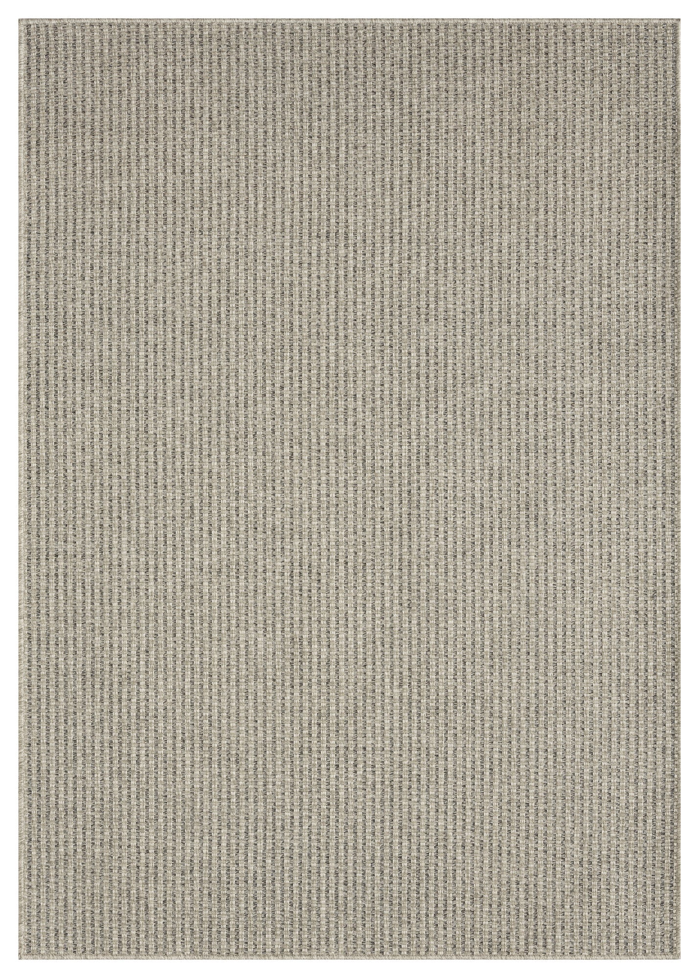 Santorini 112 Gri Minimalist Sisal Kesme Halı