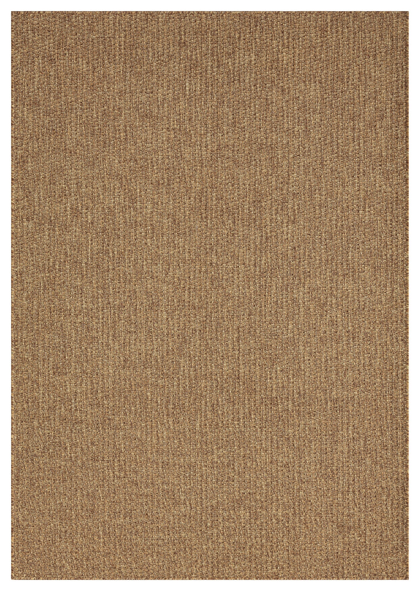 Santorini 112 Kahve Hasır Görünümlü Sisal Kesme Halı