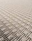 Santorini 112 Krem Minimalist Sisal Kesme Halı