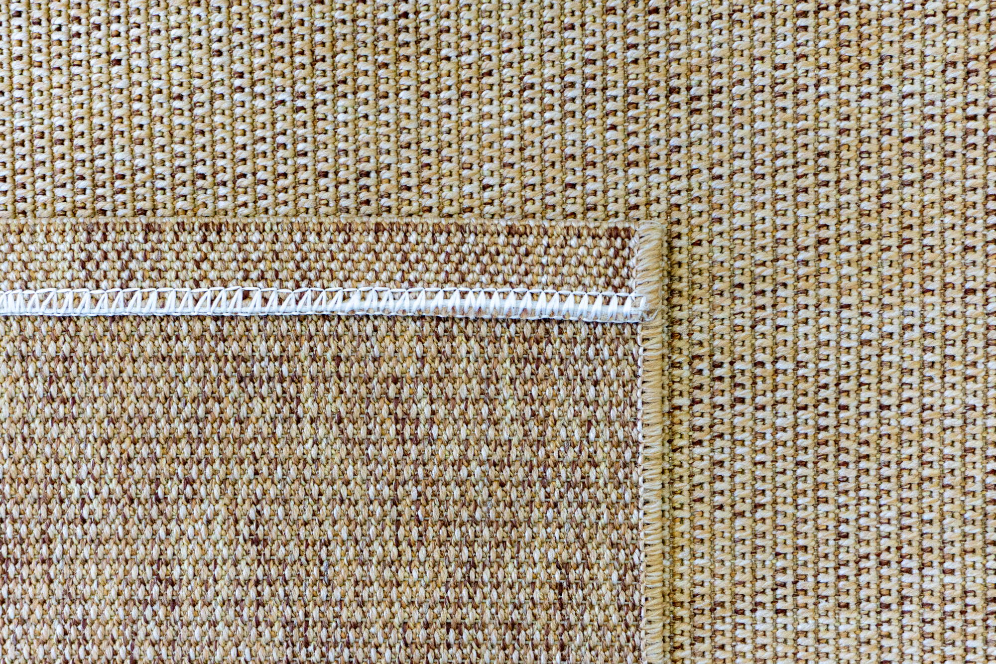 Santorini 114 Bej Hasır Görünümlü Sisal Kesme Halı