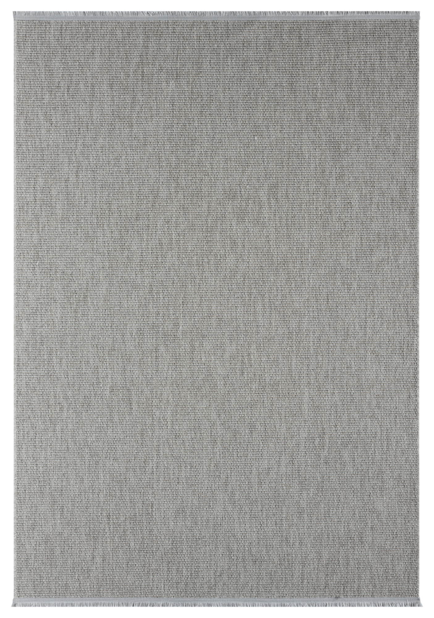 Santorini 114 Gri Hasır Görünümlü Sisal Kesme Halı
