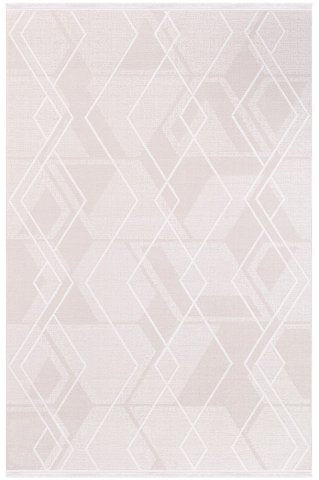 Siena 926 Krem Yumuşak Tuşeli Sık Dokuma Akrilik Halı