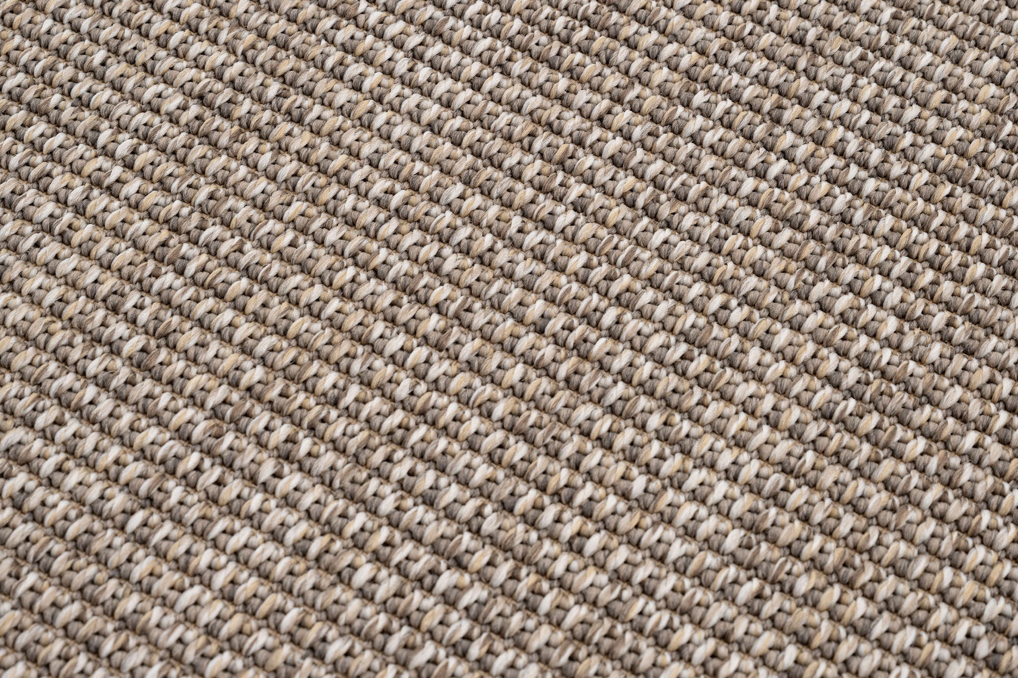 Verona 125 Bej Sisal Halı Vizon Mavi Çift Bordürlü