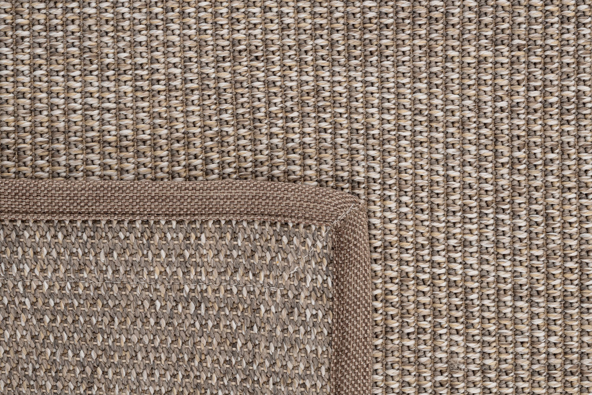 Verona 125 Bej Sisal Halı Vizon Sarı Çift Bordürlü