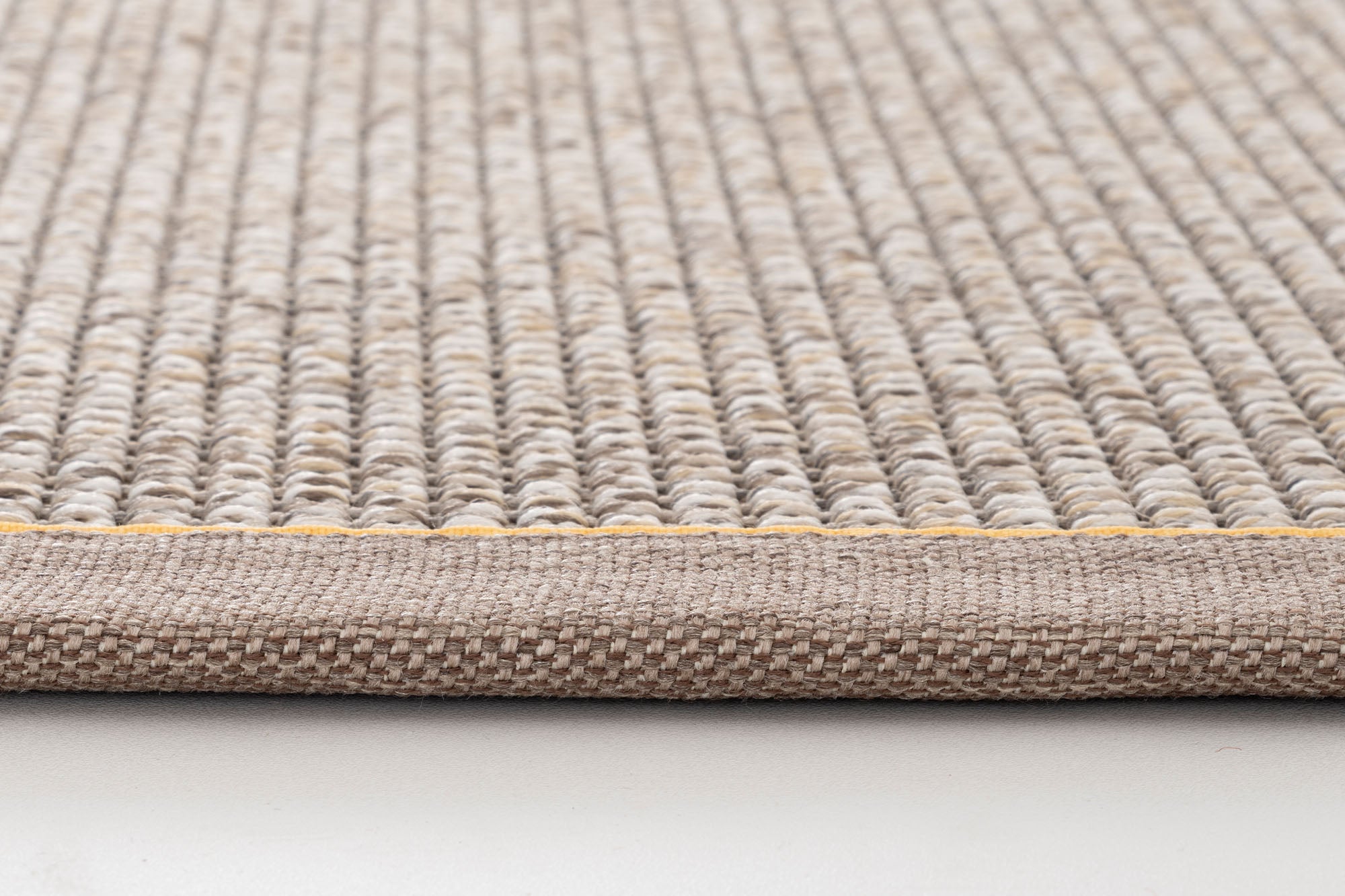 Verona 125 Bej Sisal Halı Vizon Sarı Çift Bordürlü