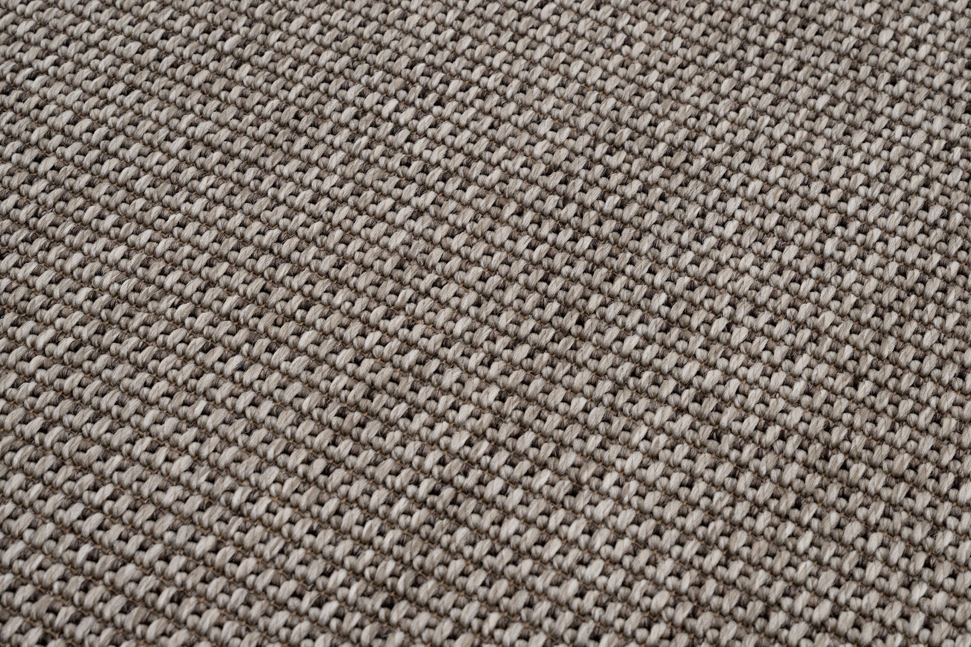 Verona 125 Gri Sisal Halı Siyah Mavi Çift Bordürlü