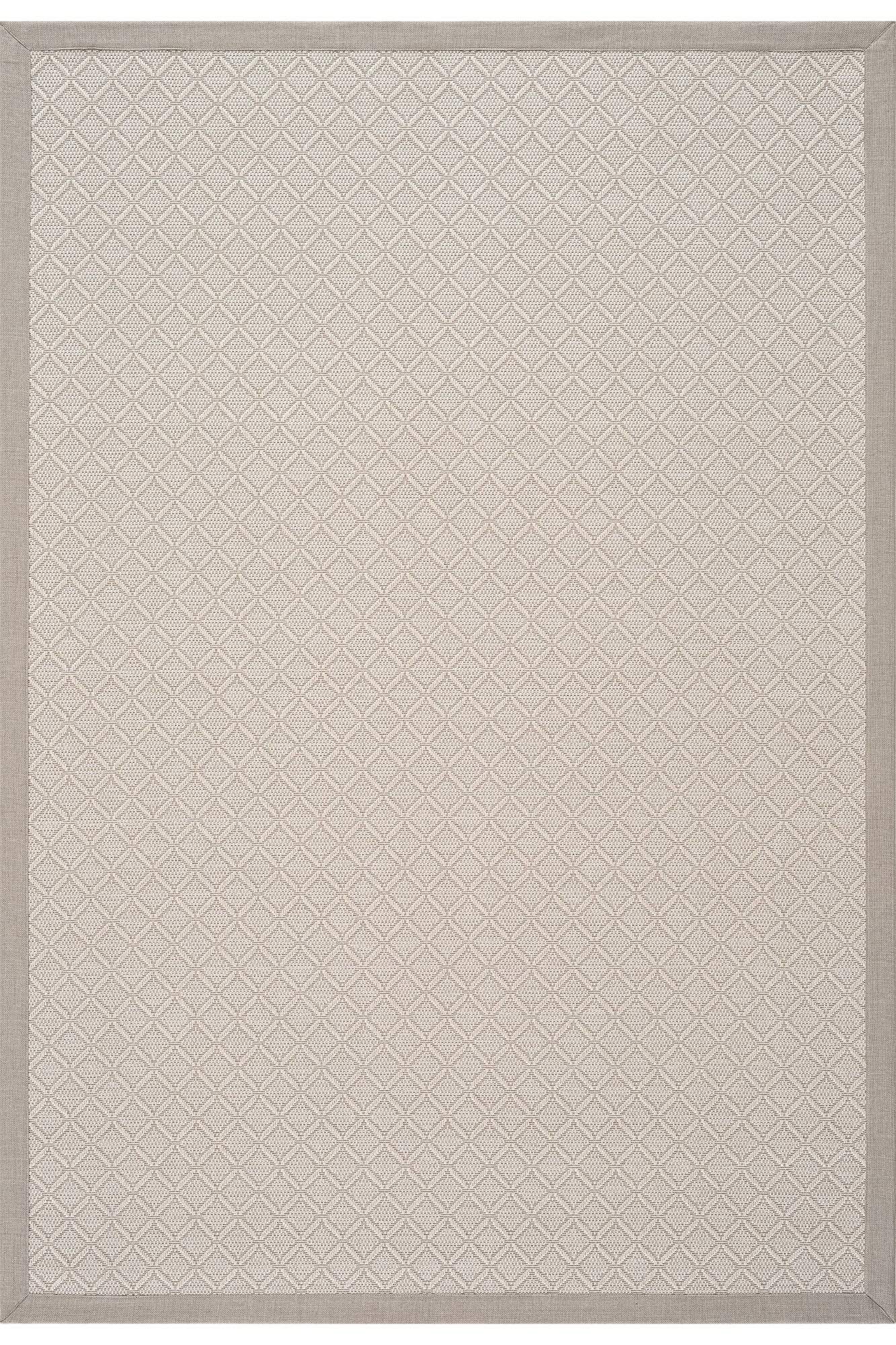 Verona 141 Krem Sisal Halı Krem Bordürlü