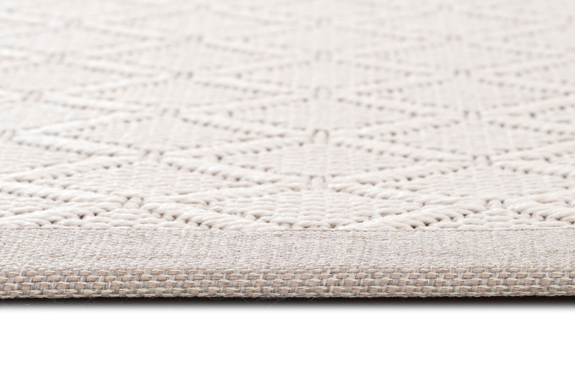 Verona 141 Krem Sisal Halı Krem Bordürlü