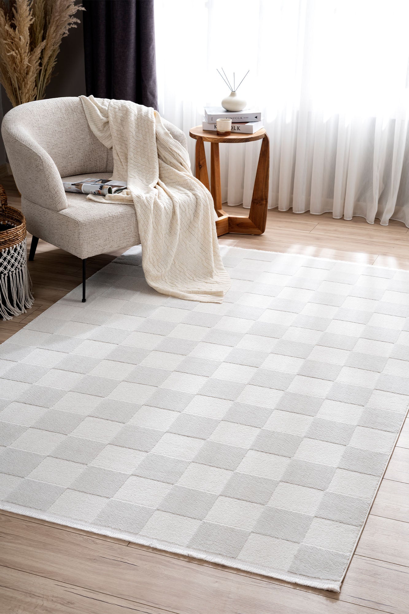 Aspen 160 Krem Modern Yumuşak Kesme Halı