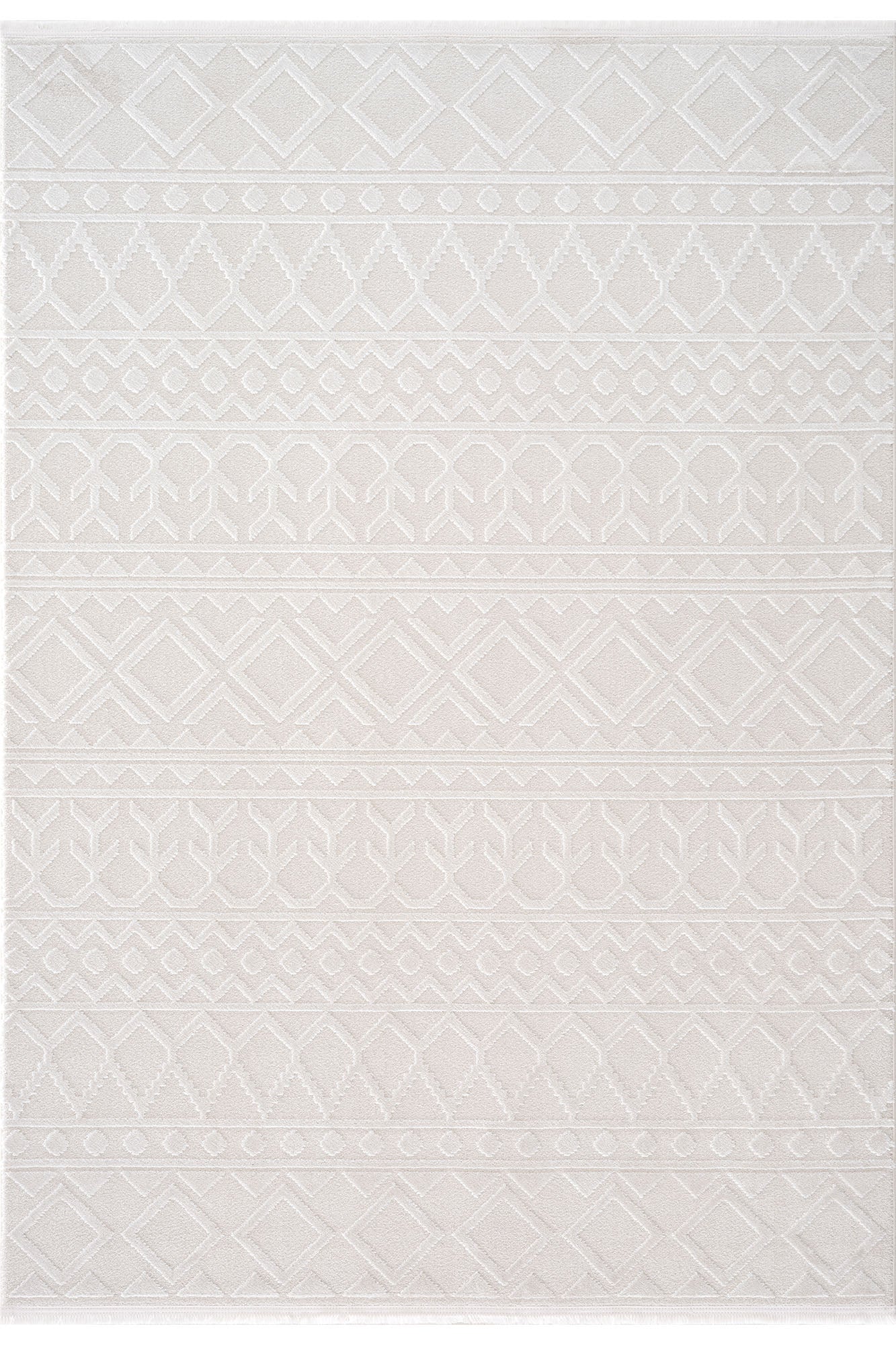 Aspen 163 Krem Modern Yumuşak Kesme Halı