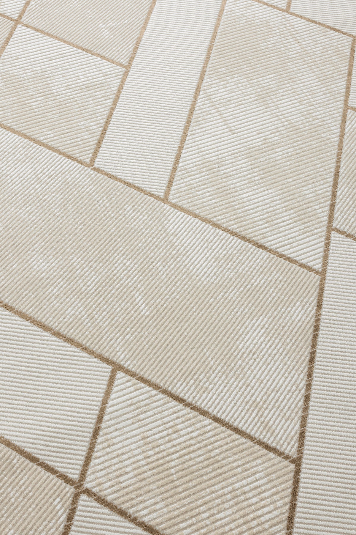 Aspen 158 Krem Kahve Modern Yumuşak Mimimalist Halı