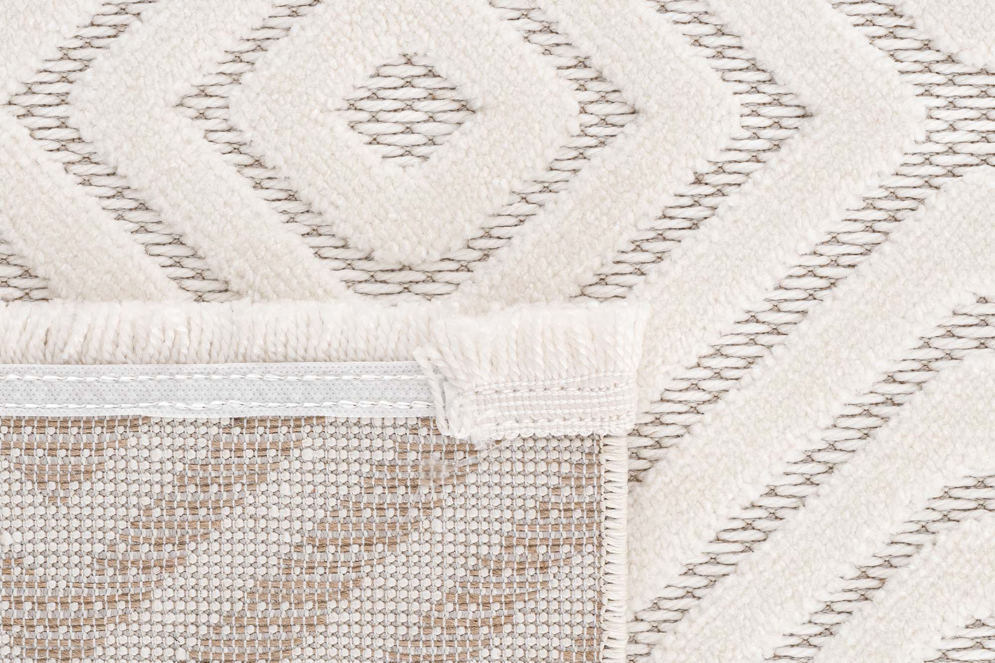 Zena 725 Krem Yumuşak Dokulu Dekoratif Halı