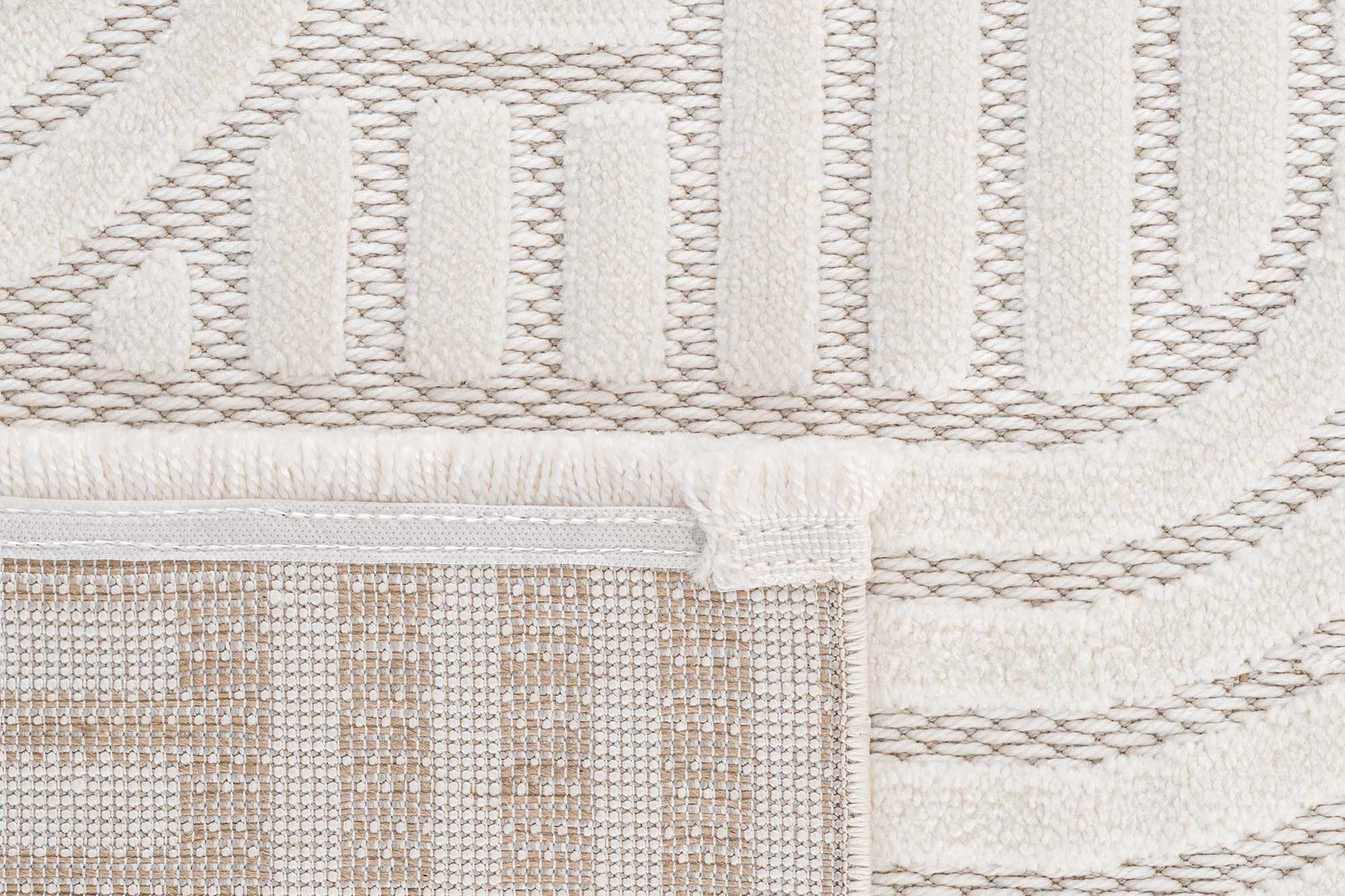 Zena 727 Krem Yumuşak Dokulu Dekoratif Halı