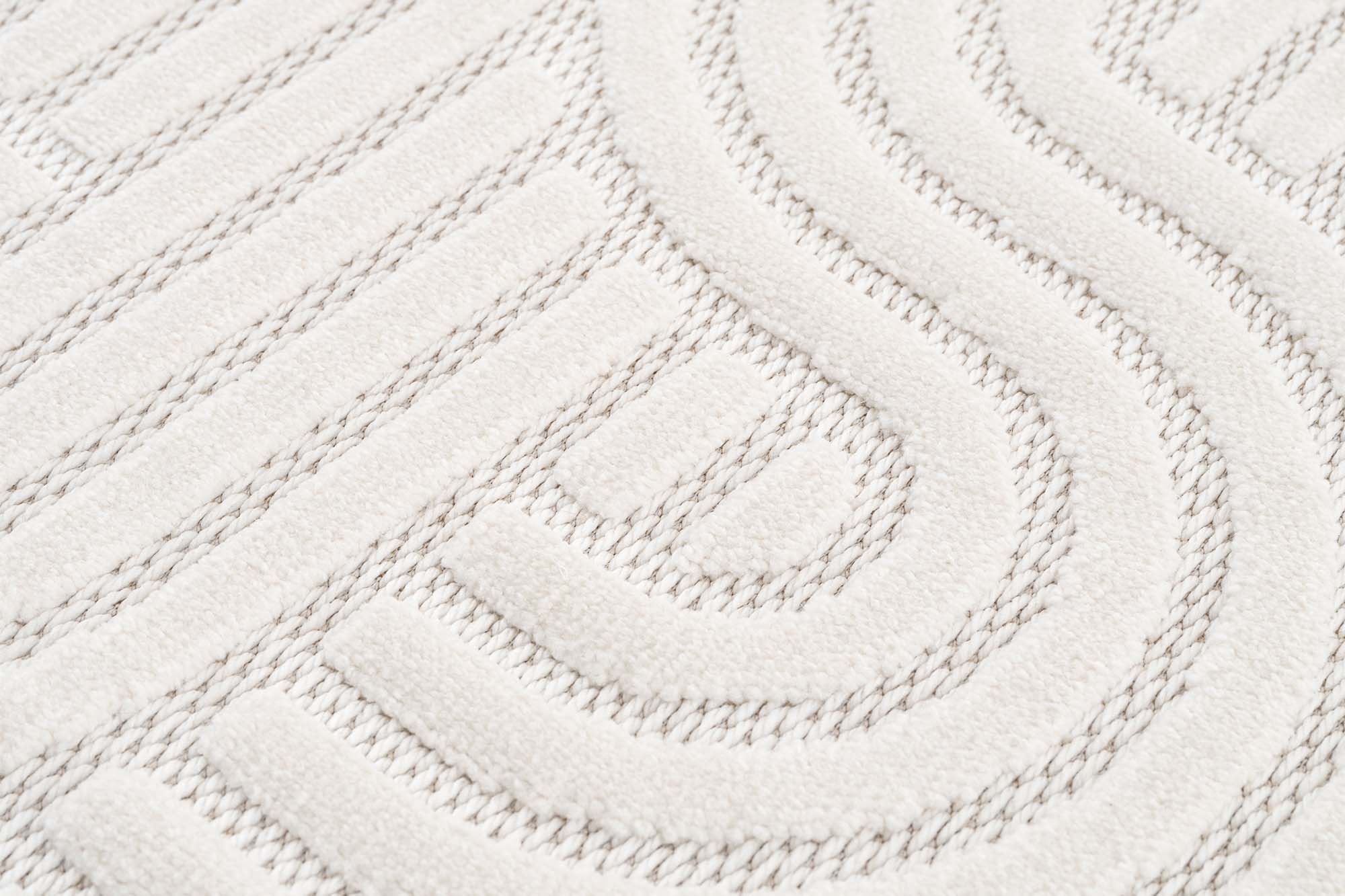 Zena 727 Krem Yumuşak Dokulu Dekoratif Halı