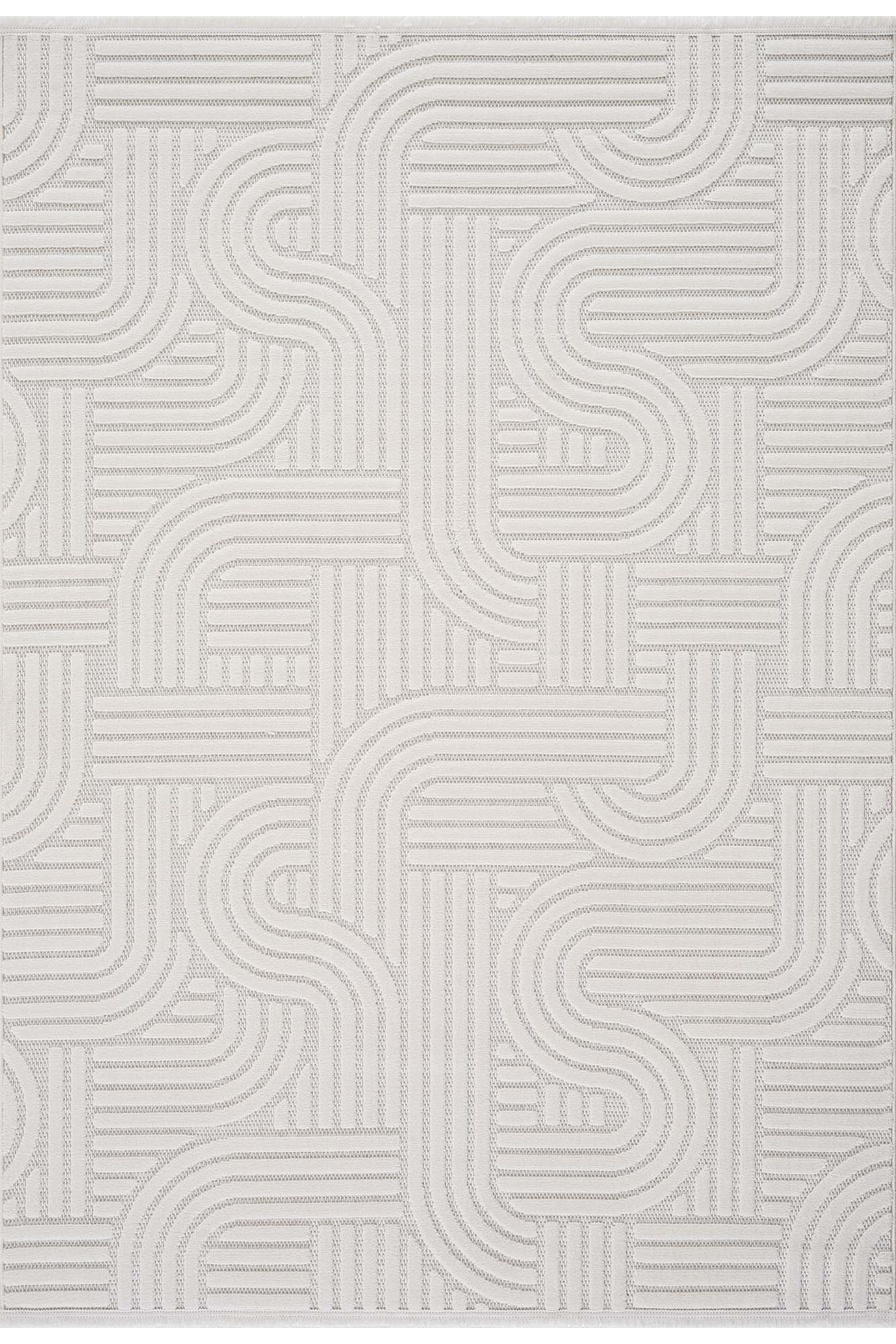 Zena 727 Krem Yumuşak Dokulu Dekoratif Halı