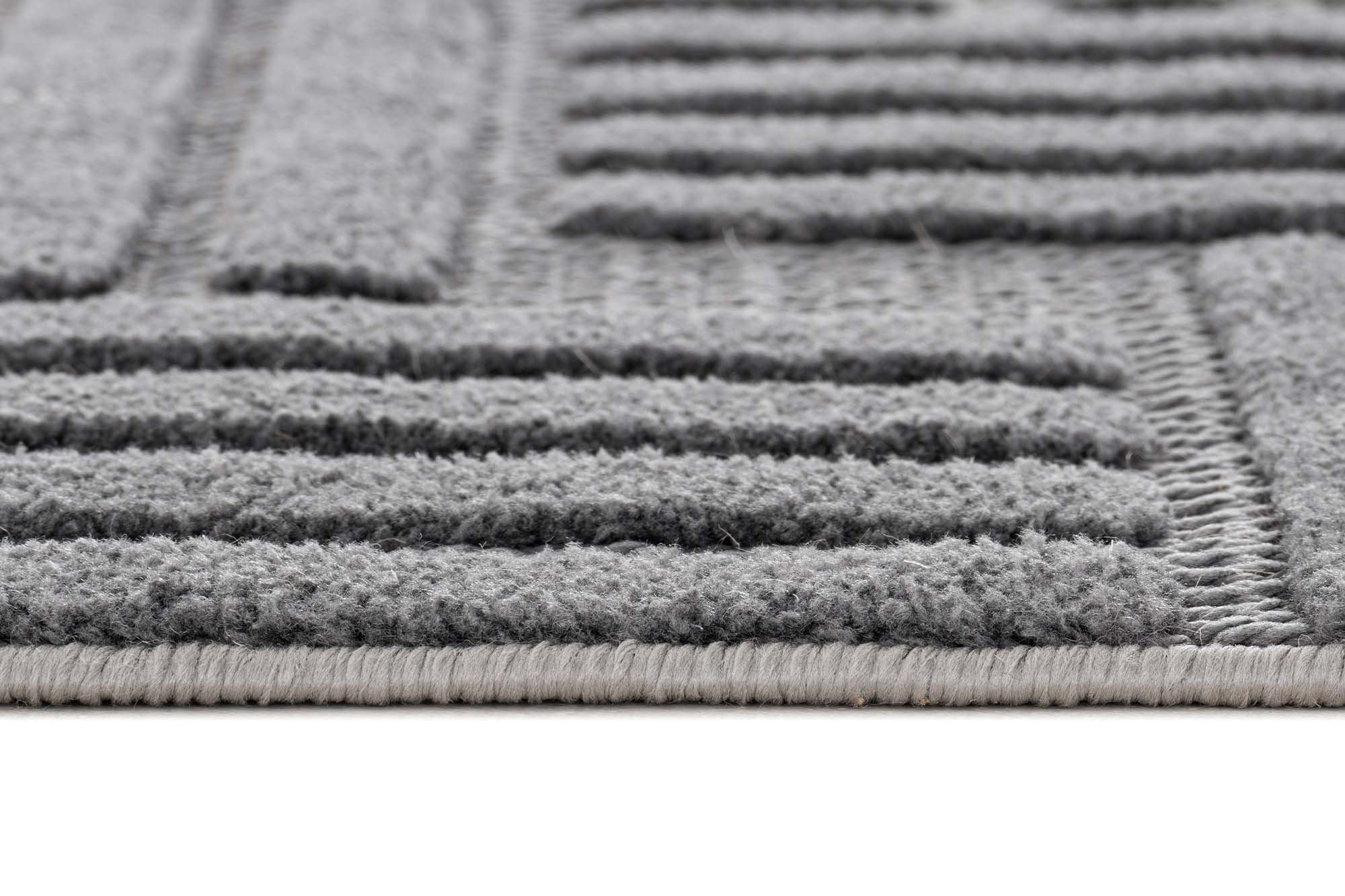 Zena 727 Antrasit Yumuşak Dokulu Dekoratif Halı