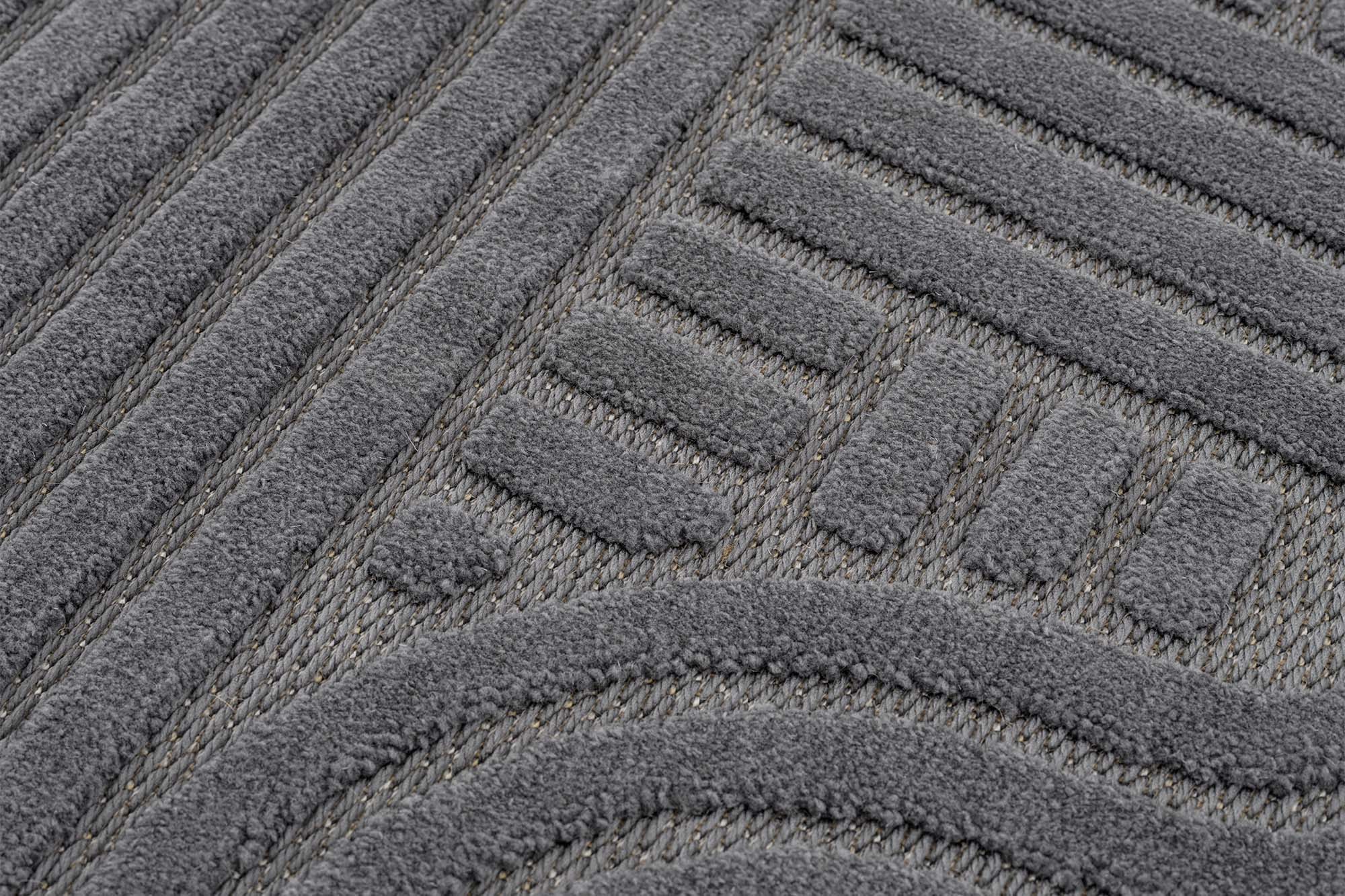 Zena 727 Antrasit Yumuşak Dokulu Dekoratif Halı