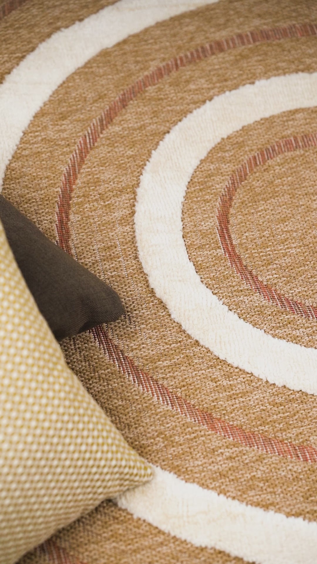 Sahra 230 Taba Oval Yuvarlak Antre ve Mutfak Halısı