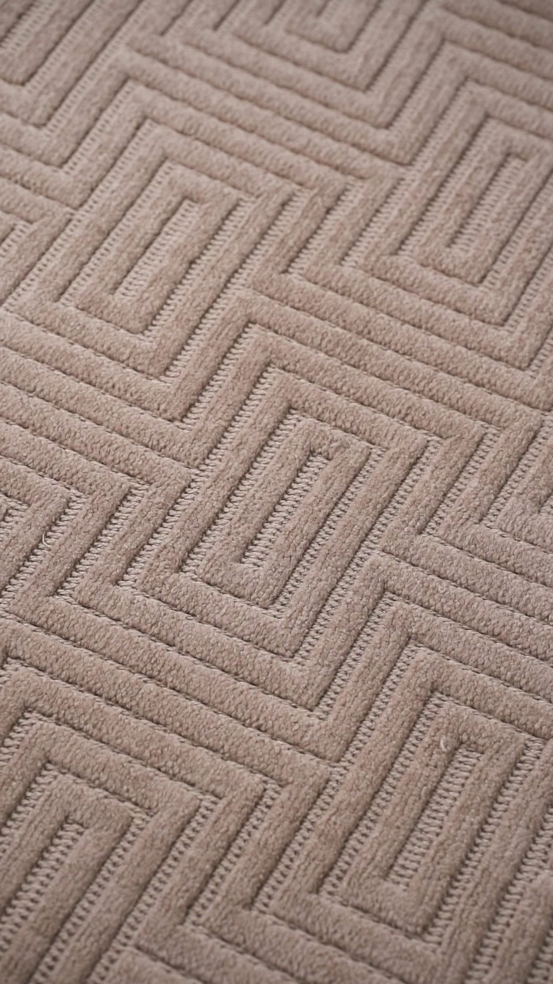 Lizbon 844 Vizon Modern Kesme Salon Halısı