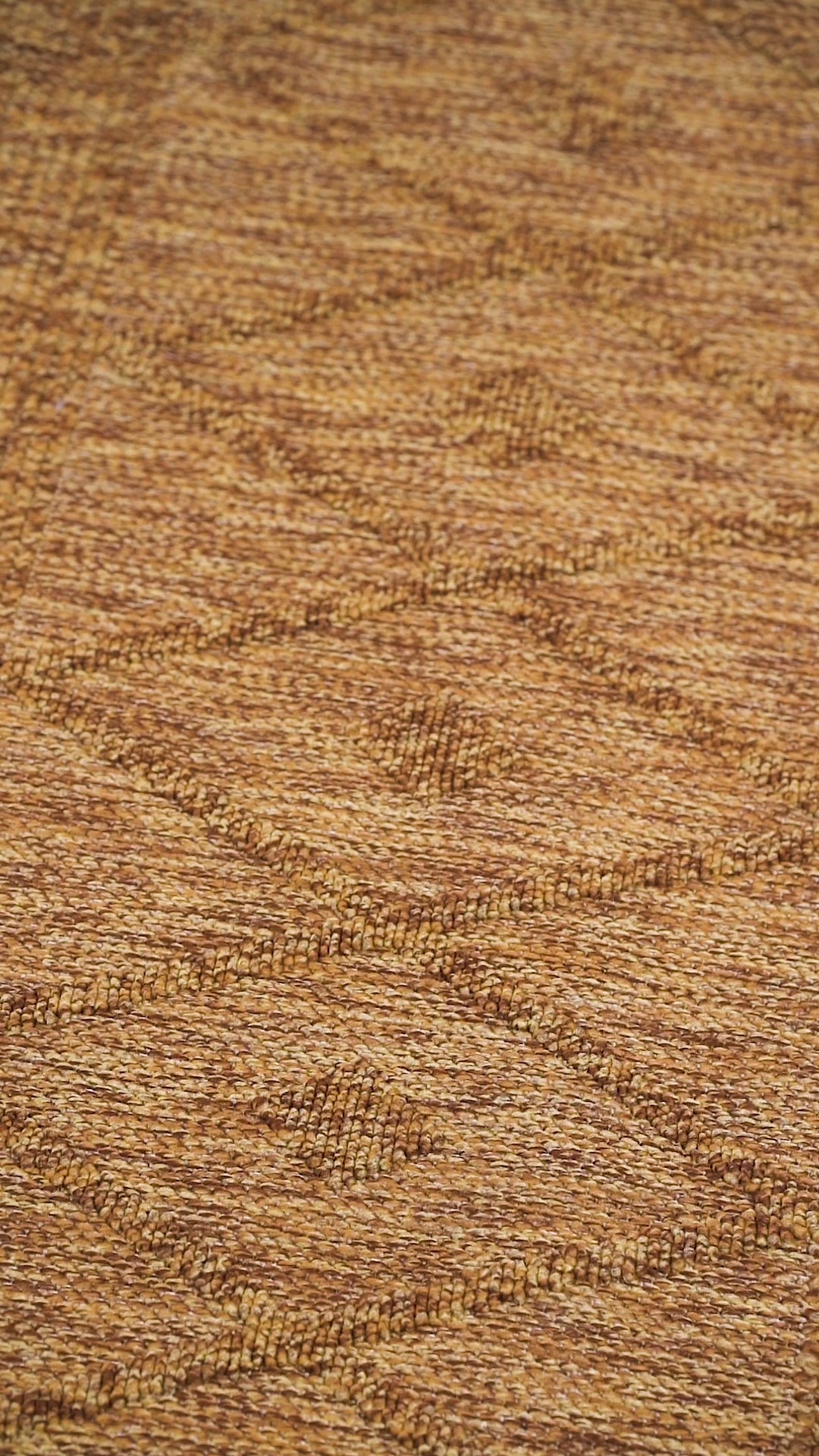 Nepal 422 Kahve Hasır Görünümlü Modern Kesme Halı