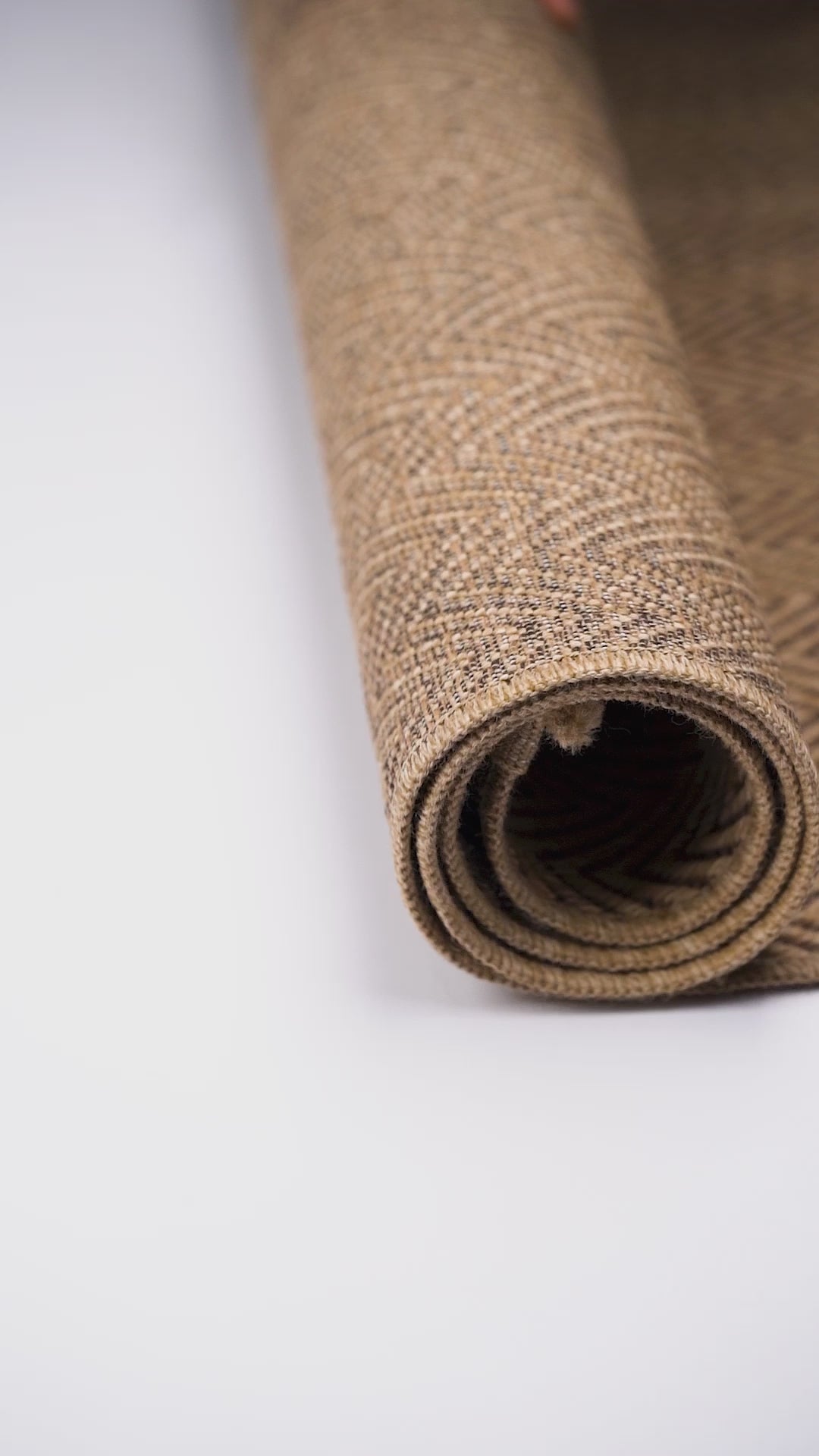 Giza 720 Kahve Hasır Dokulu Sisal Kesme Halı