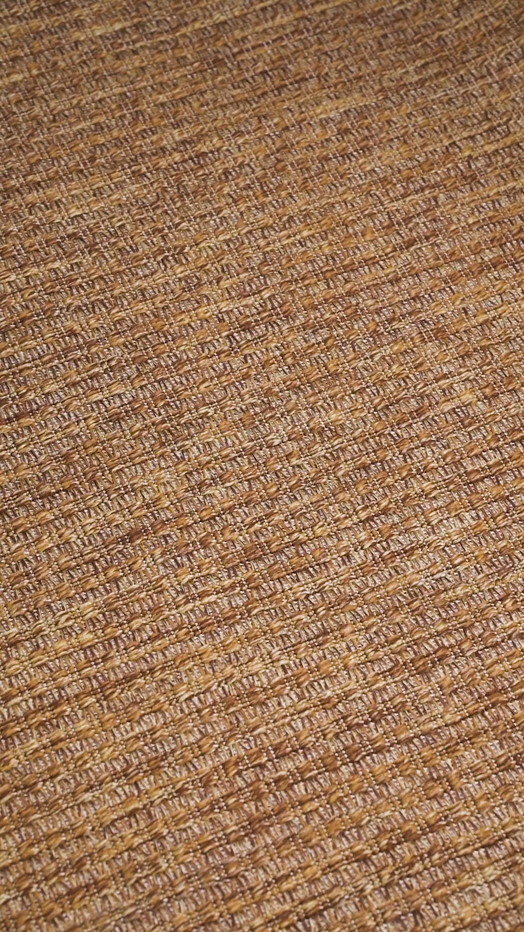 Santorini 112 Kahve Hasır Görünümlü Sisal Kesme Halı