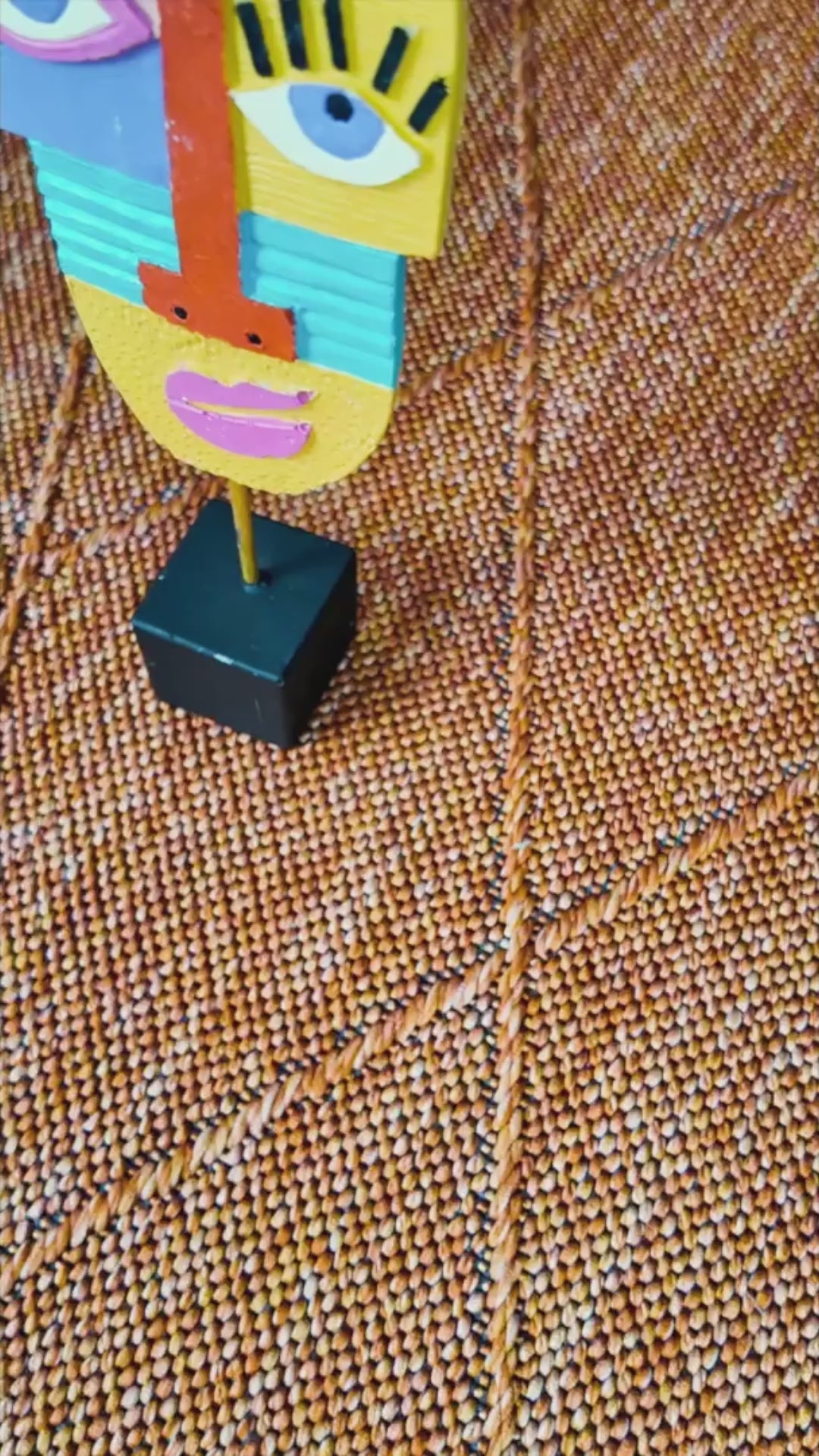 Mila 421 Terra Makinede Yıkanabilir Kaymaz Taban Kilim Halı