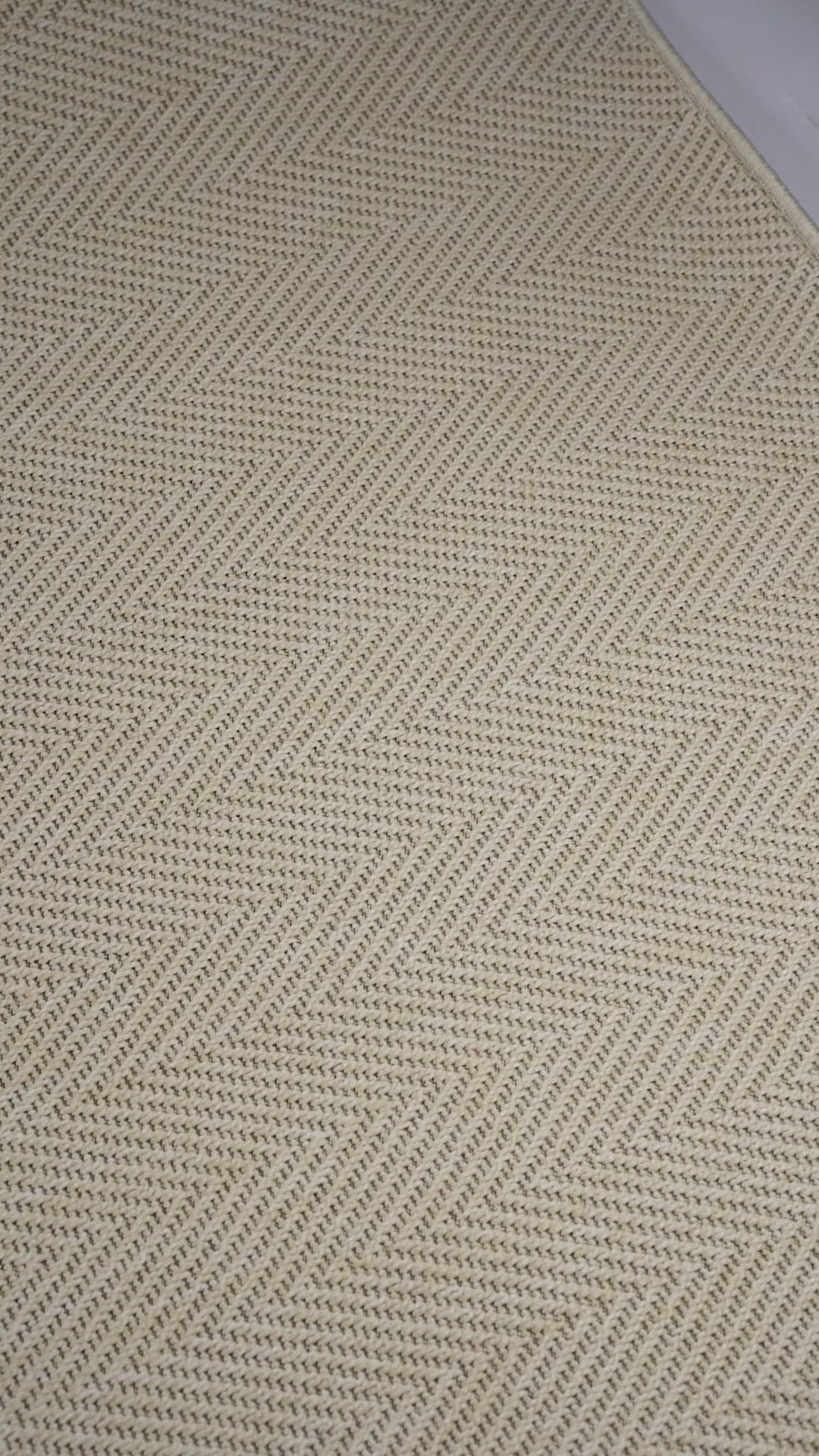 Santorini 111 Krem Minimalist Sisal Kesme Halı