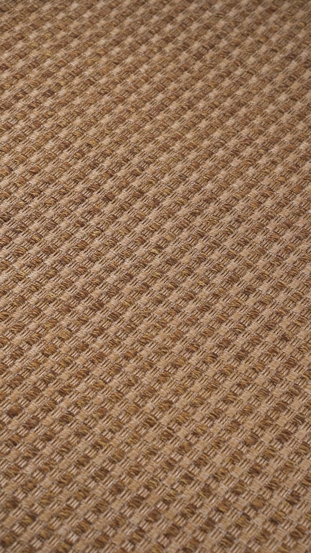 Santorini 113 Kahve Hasır Görünümlü Sisal Kesme Halı