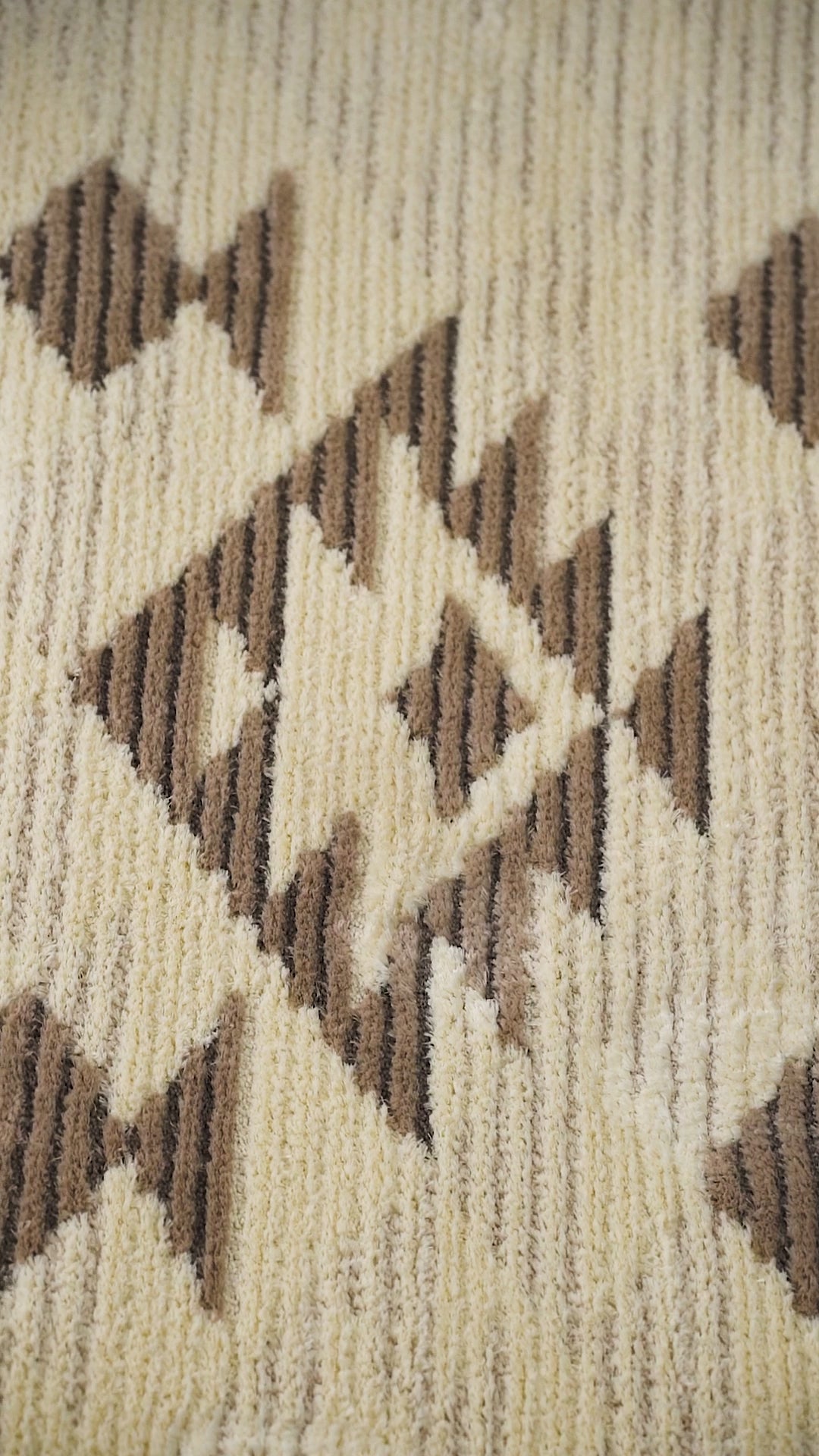 Oslo 536 Bej İskandinav Kesme Salon ve Mutfak Halısı