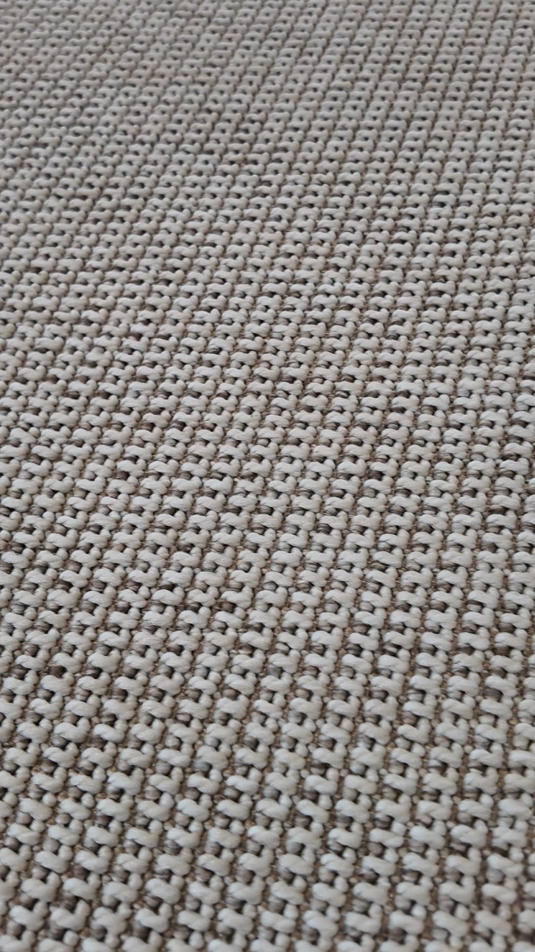 Santorini 114 Krem Hasır Görünümlü Sisal Kesme Halı