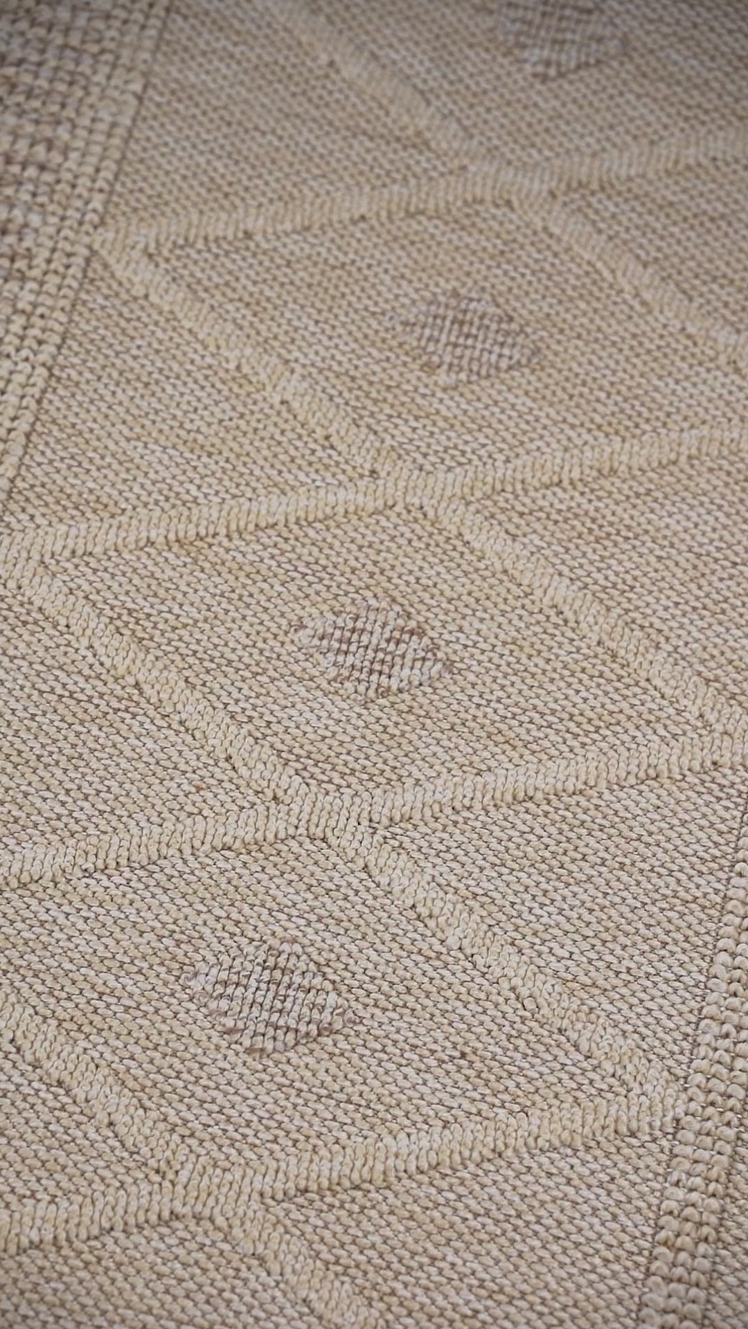 Nepal 422 Krem Bej Modern Sisal Kesme Halı