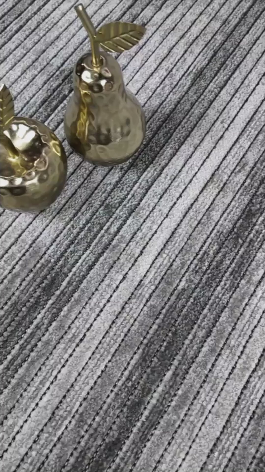 Elya 621 Gri Makinede Yıkanabilir Kaymaz Taban Kilim Halı