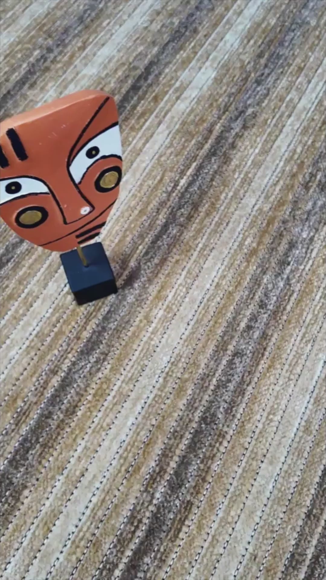 Elya 621 Gold Makinede Yıkanabilir Kaymaz Taban Kilim Halı